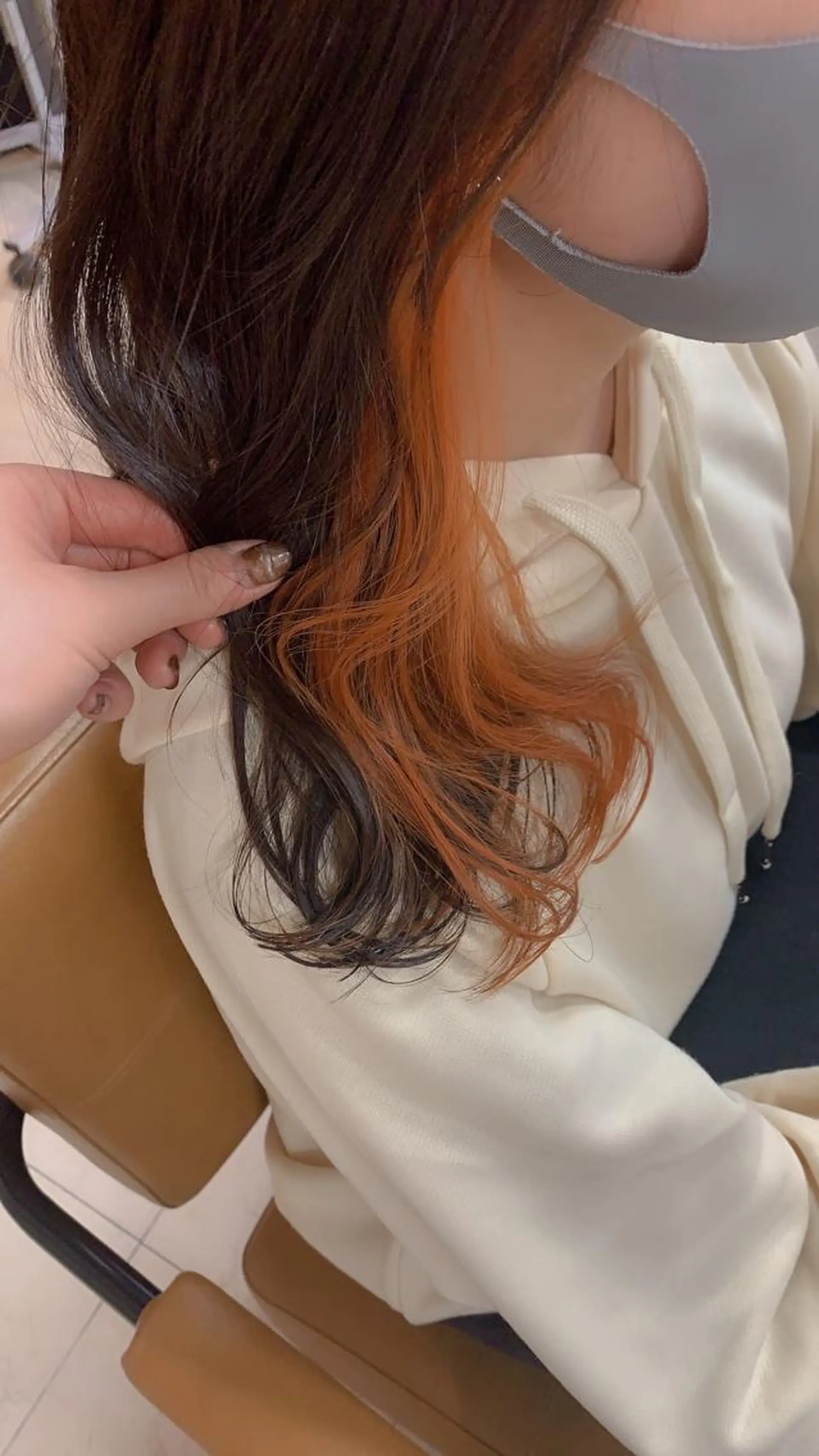 セミロング カラー インナーカラー 🫧🎀ＫＡＮＡ🎀 🫧のヘアスタイル