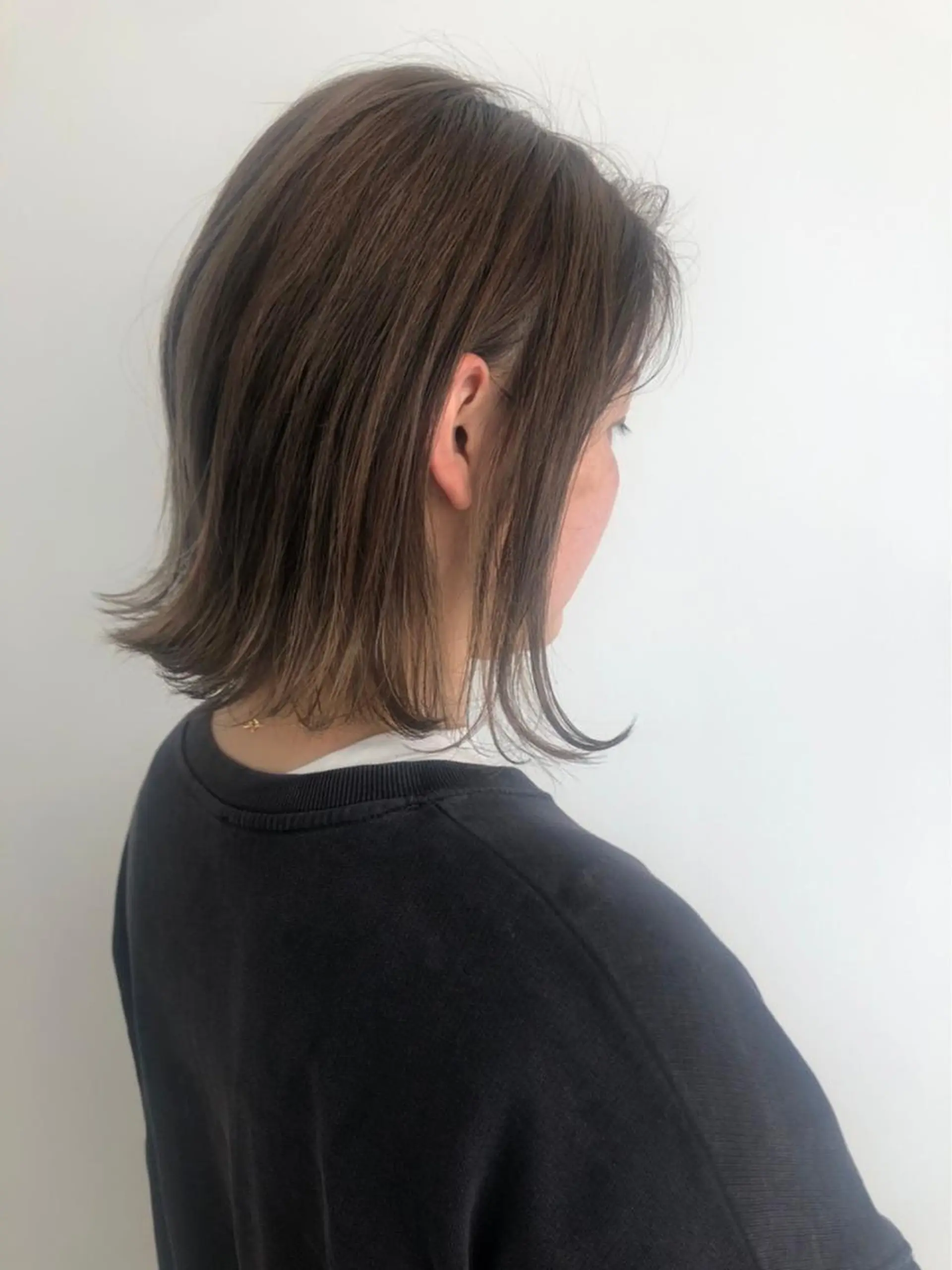 ミディアム カラー カット ヘアカラー トリートメント ヘアセット 中村 優太のヘアスタイル