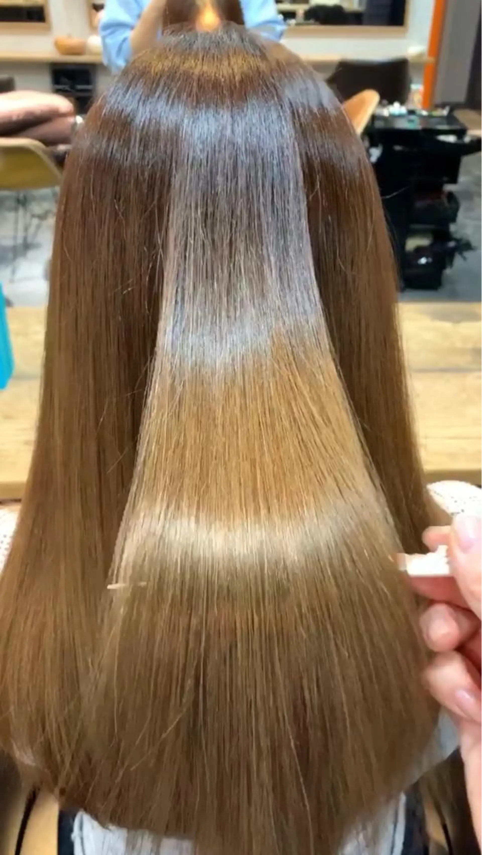 ロング トリートメント 酸熱トリートメント イマイ リサのヘアスタイル