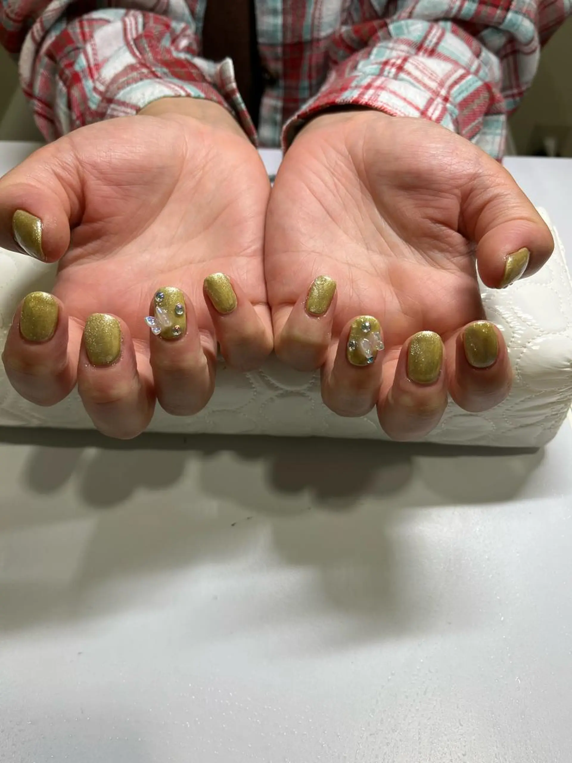 ネイル フットネイル 韓国ネイル マグネットネイル ワンカラーネイル ワンホンネイル ハンドネイル toystage .nailのネイルデザイン