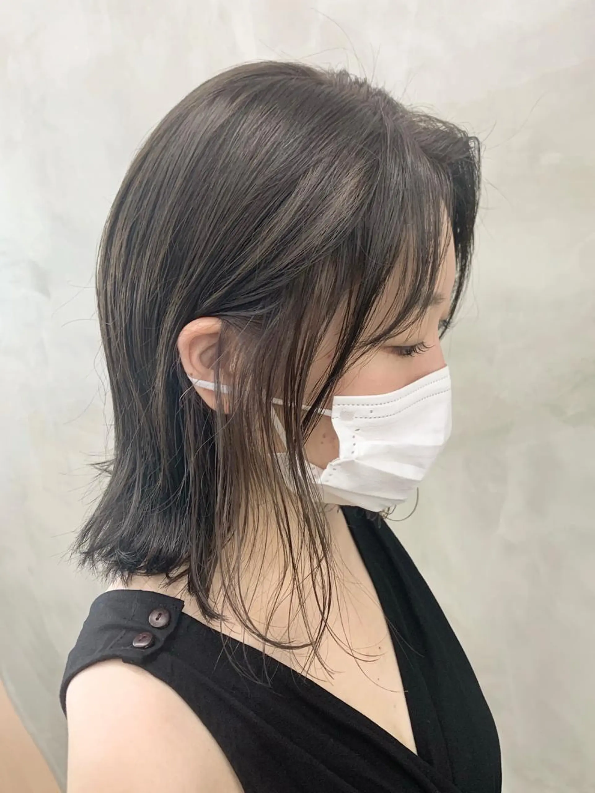 ミディアム カラー カット ヘアカラー トリートメント 🌿似合わせ透明感 カラー松本朋幸🌿のヘアスタイル