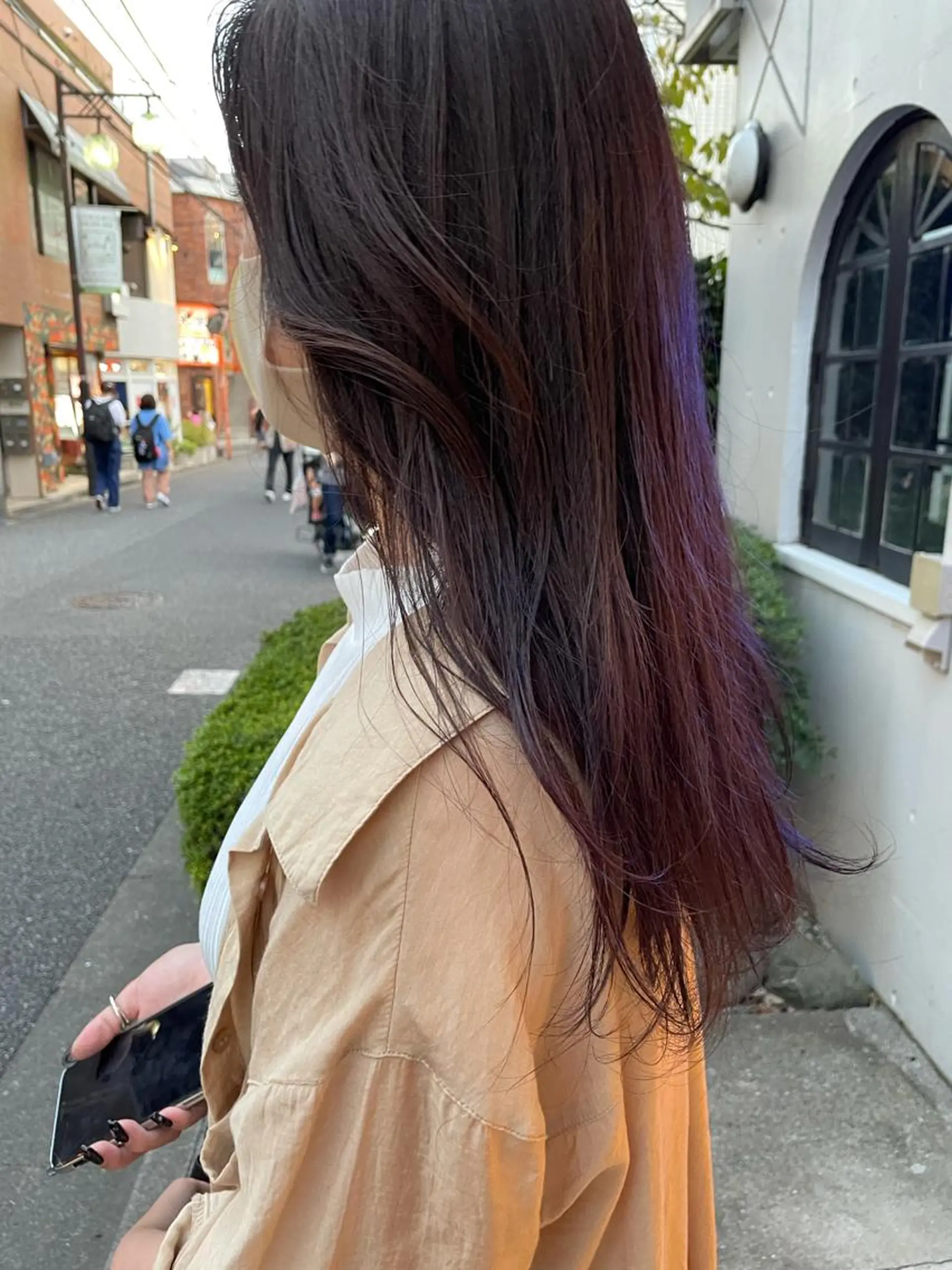 ロング カラー グラデーションカラー ラベンダーカラー hazuki 🌝のヘアスタイル
