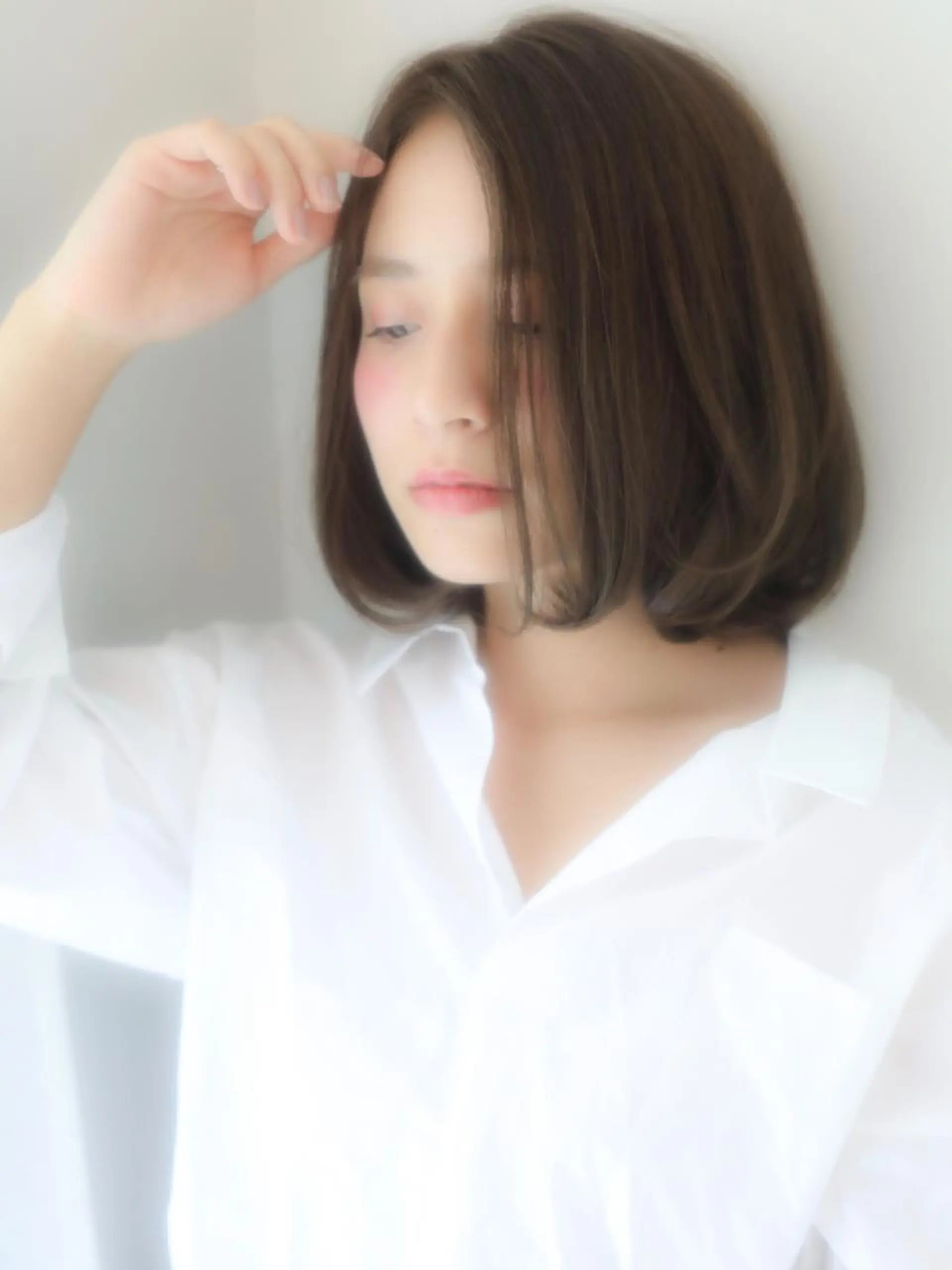 ミディアム カラー レイヤーカット✂️ 横浜No1♡下鳥翔子のヘアスタイル
