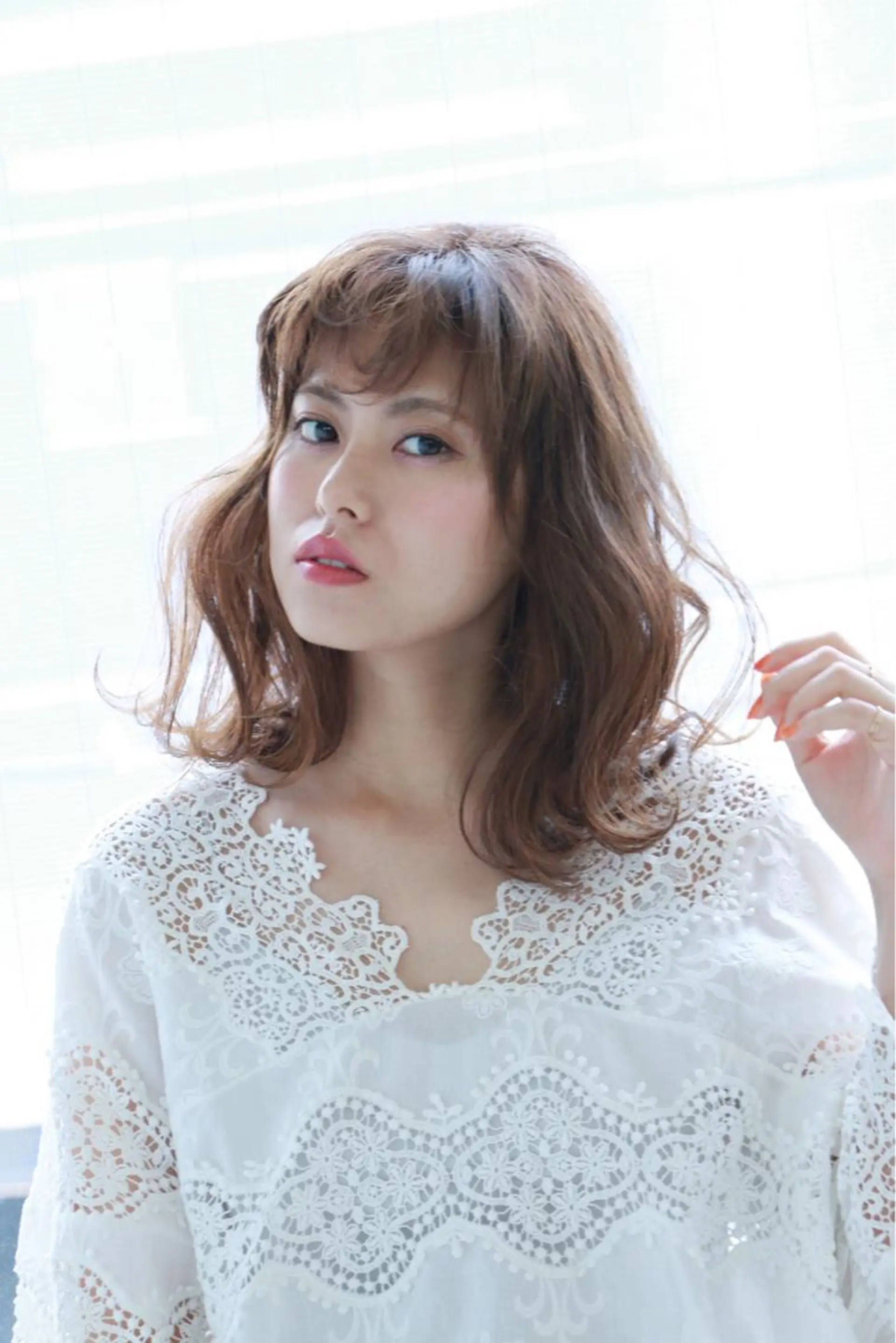 ミディアム カラー カット パーマ トリートメント ✂️似合わせの魔術師 石田一樹✂️のヘアスタイル