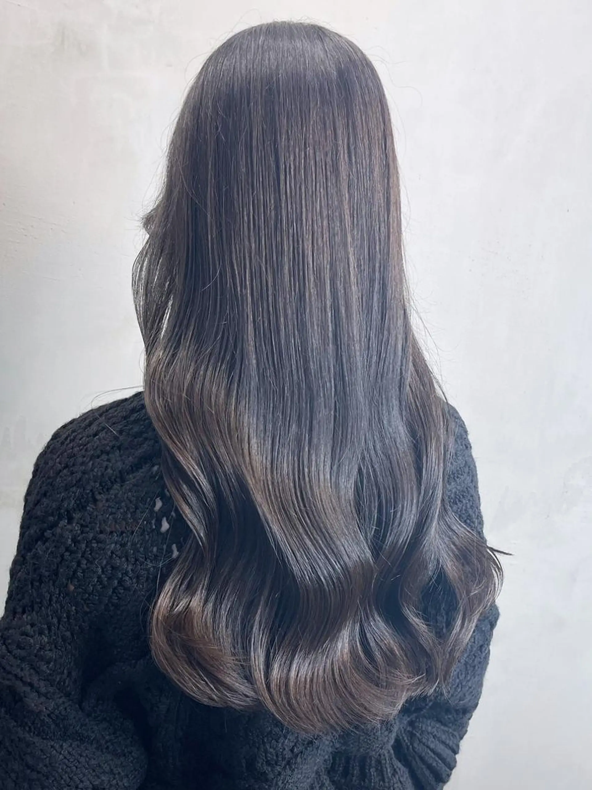 セミロング カラー パーマ ヘアアレンジ グレージュ ITbyALBUM 藤沢店のヘアスタイル