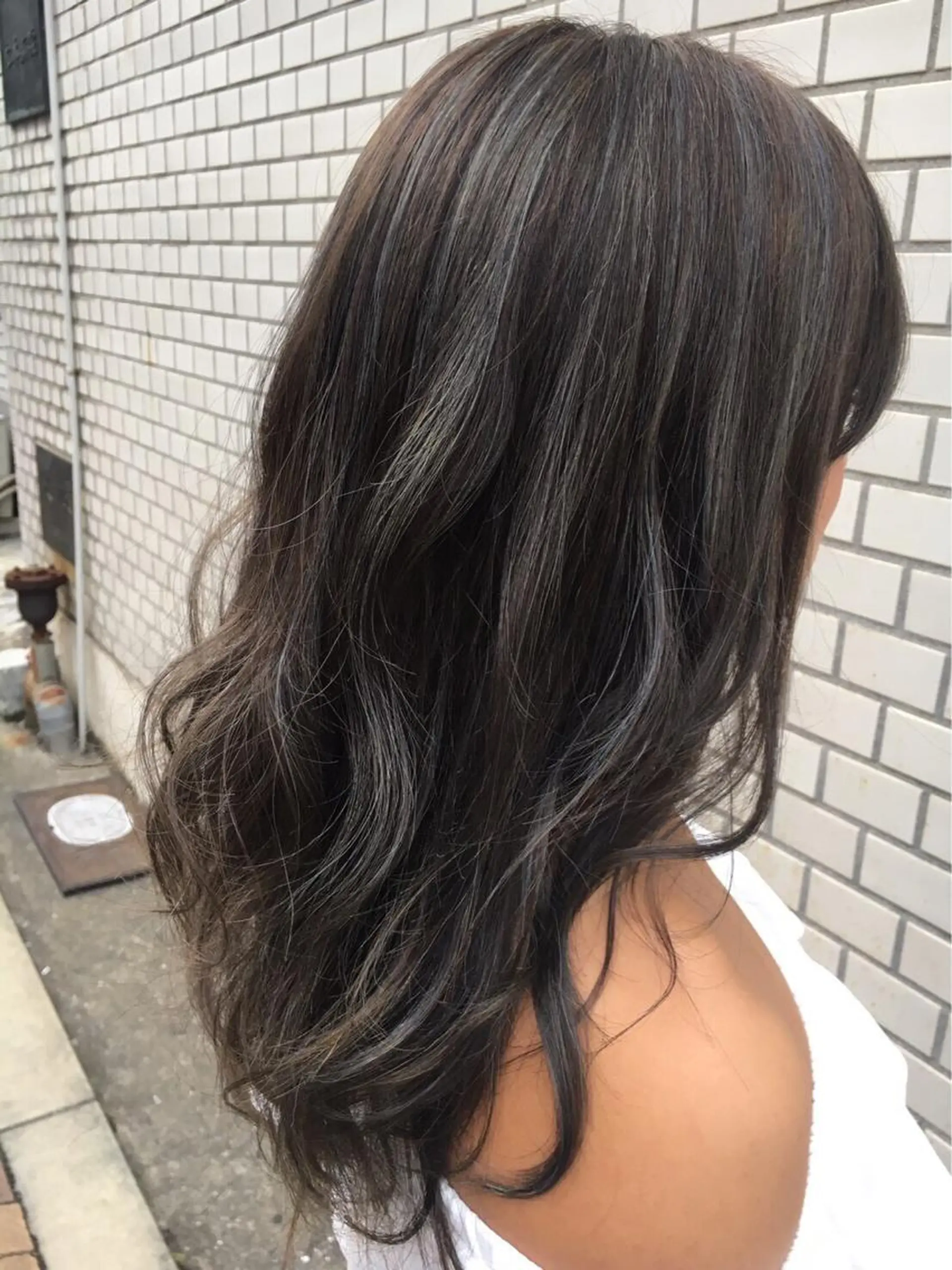 ロング カラー 透明感カラー ハイライトカラー 外国人風カラー ハイライト 地毛風ストレート ⚡️下ノ村柊斗⚡️のヘアスタイル