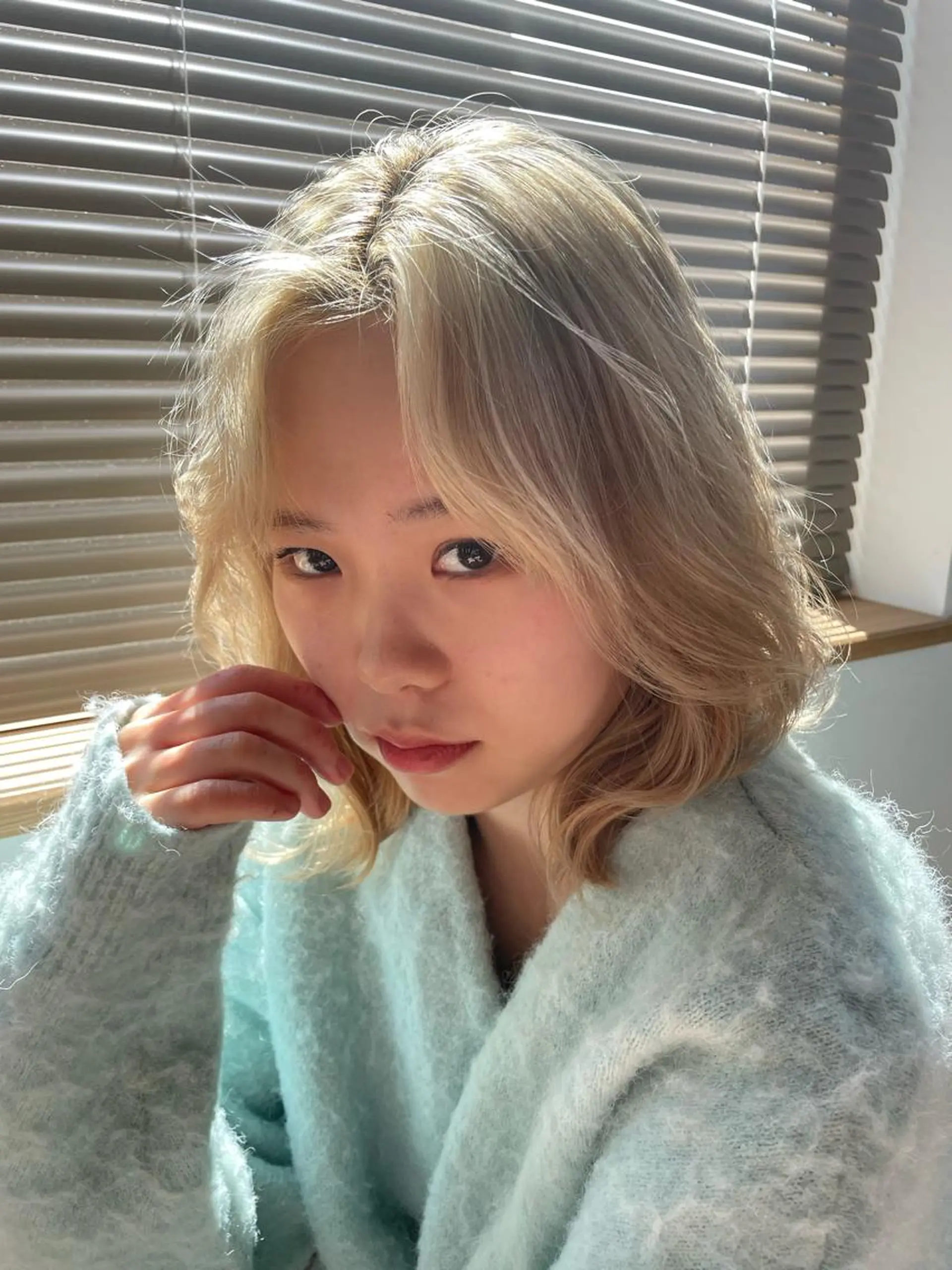 ミディアム カラー kunimi harukaのヘアスタイル