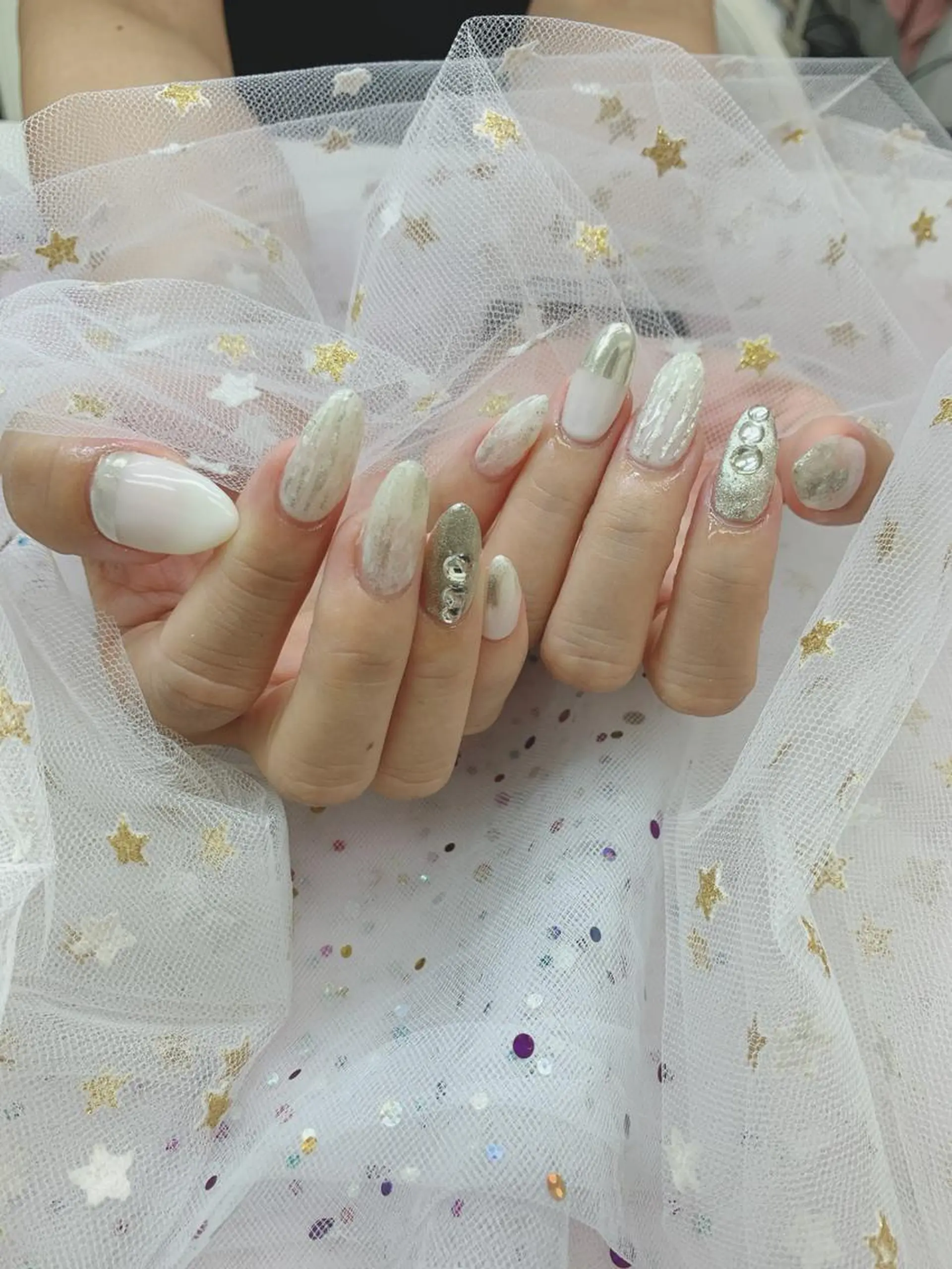 ネイル 🦋ネイルサロン ブラン🌈ゆりのネイルデザイン