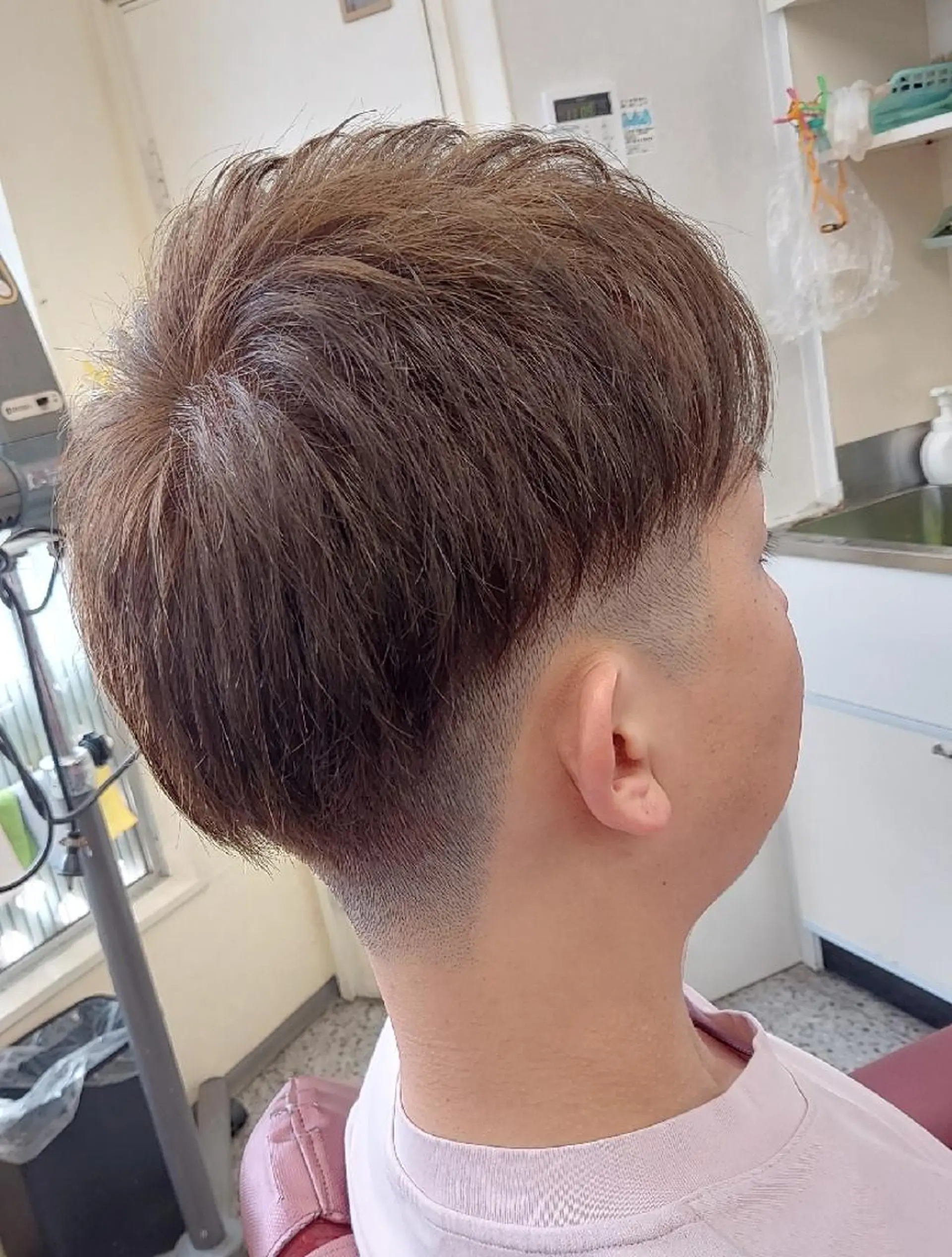 ミディアム アッシュ カット ヘアカラー ヘアサロンかわい所属・河合 勇喜のヘアスタイル