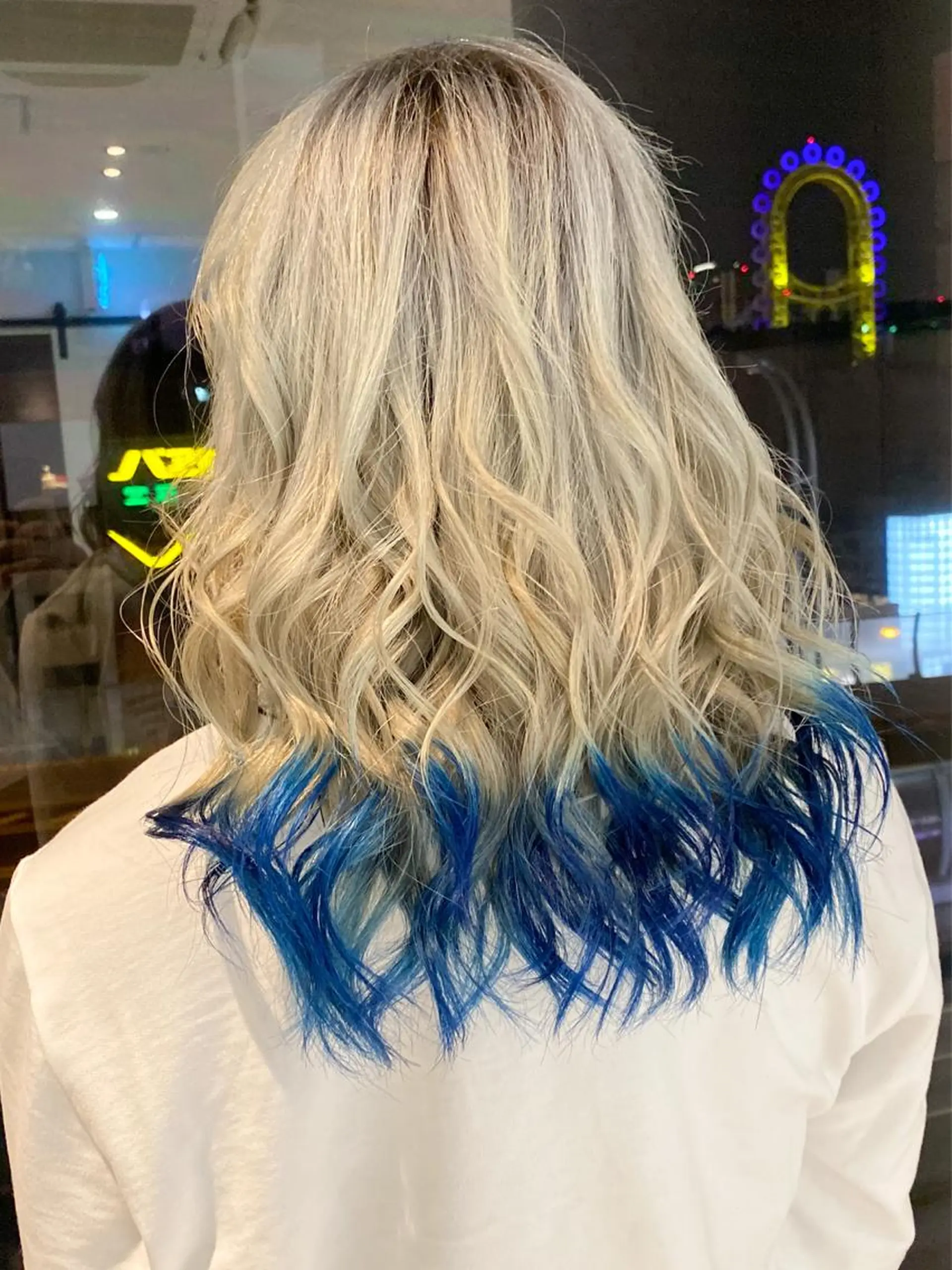 セミロング カラー welring hair salonのヘアスタイル