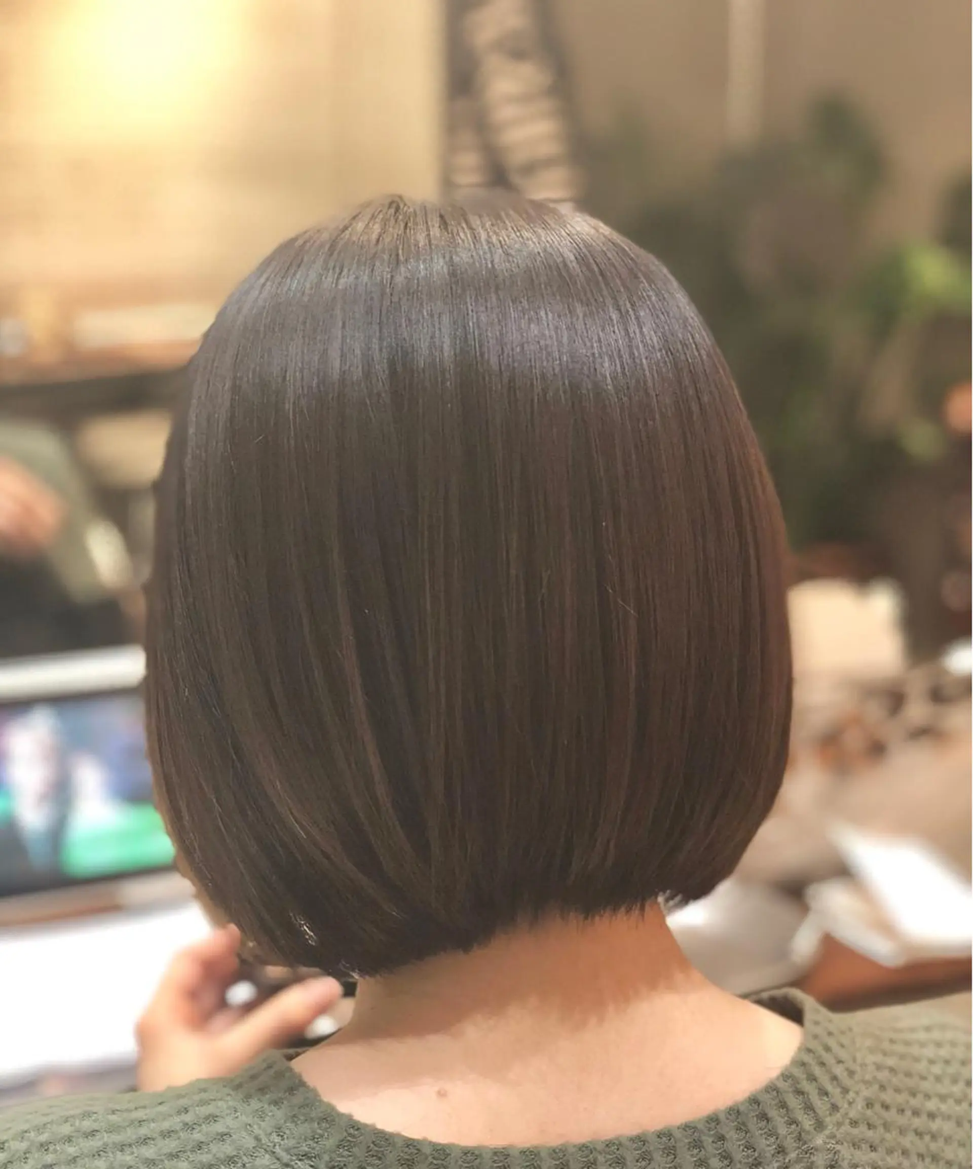 ショート ボブ ヘアカラー トリートメント las PAVILIONのヘアスタイル