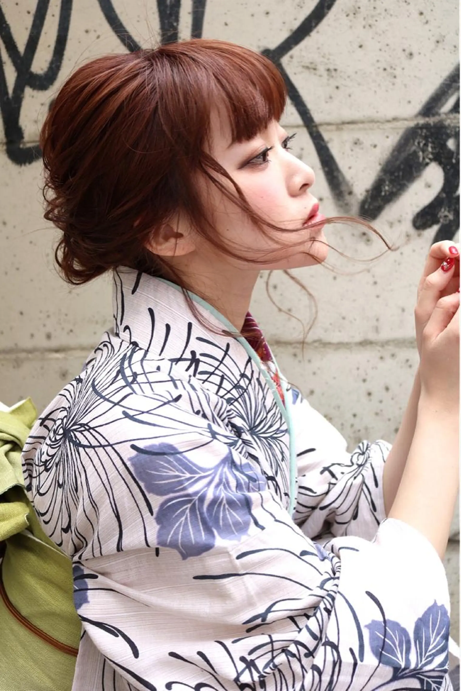 ミディアム 浴衣 まつパ・ヘアセット ♡Chinami♡のマツエク・マツパデザイン
