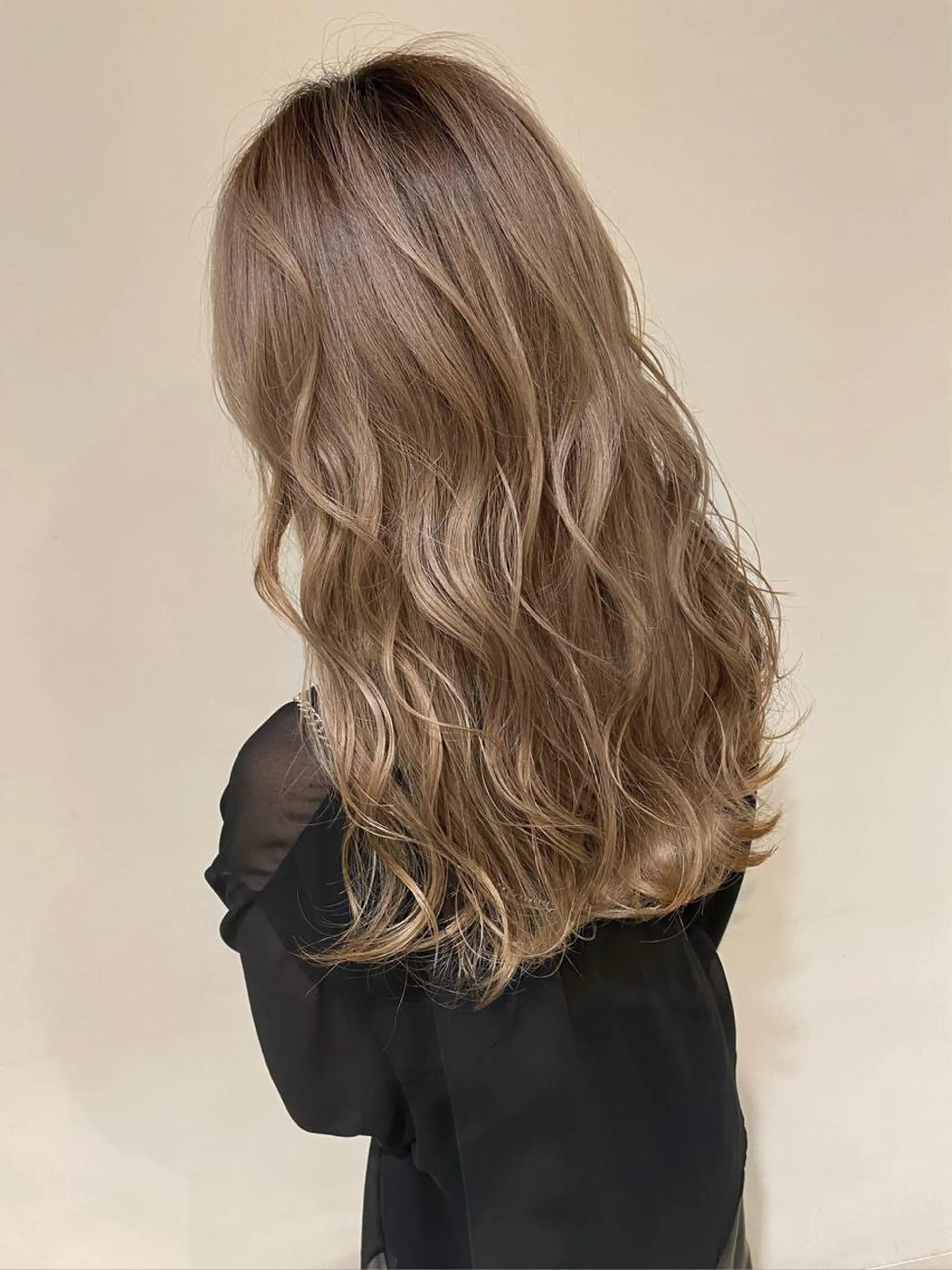 ロング カラー 髪質改善カラー韓国風 レイヤーtudaのヘアスタイル