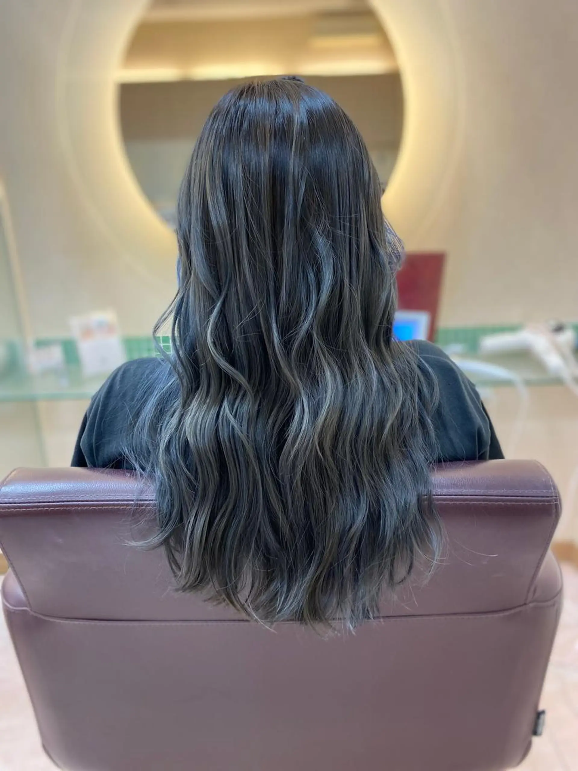 ロング カラー アッシュ ダークアッシュ カット ヘアカラー 松本平太郎美容室土浦Part1所属・大越 美鈴のヘアスタイル