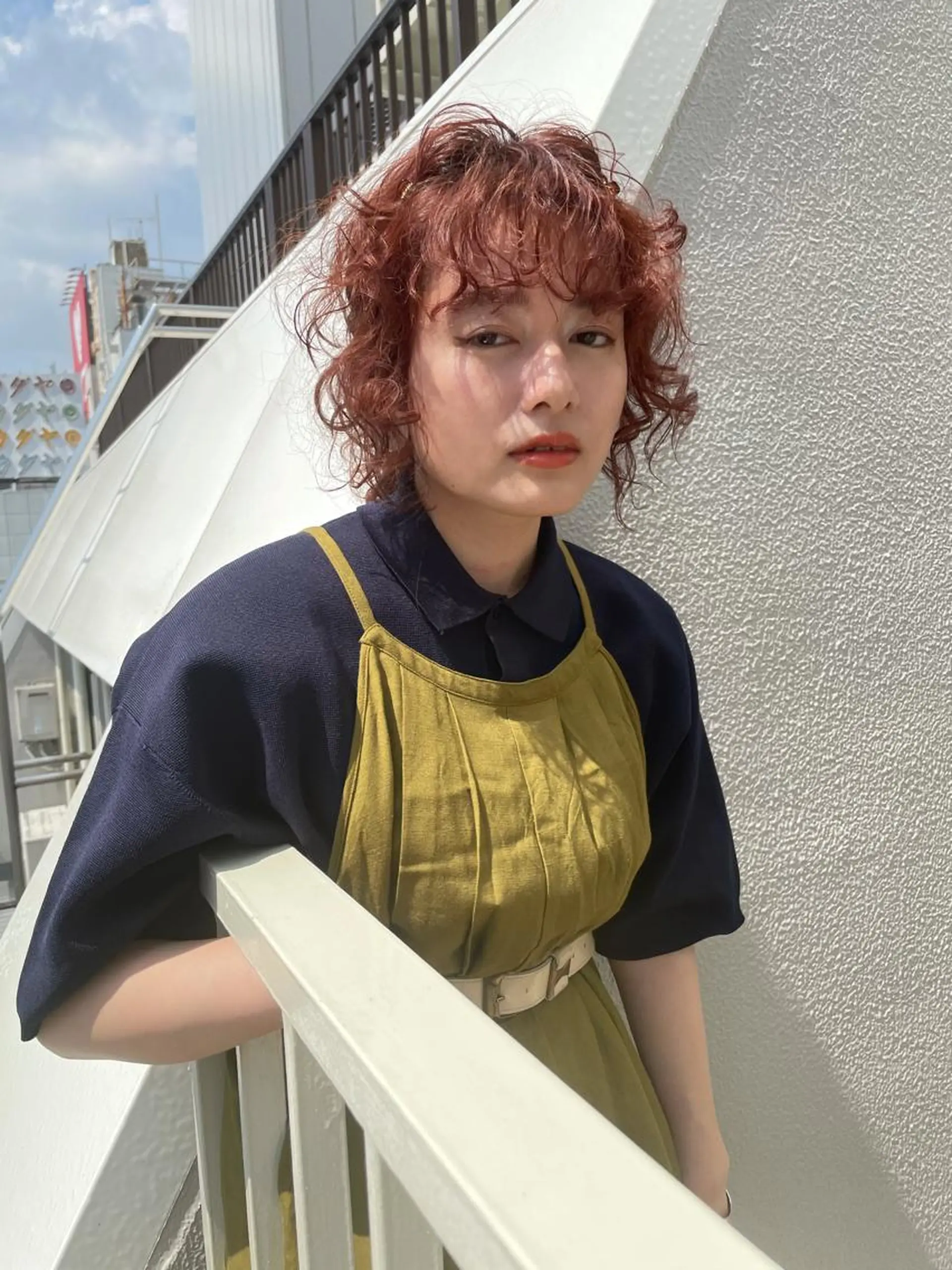 ロング パーマ 斉藤 瑞恵のヘアスタイル