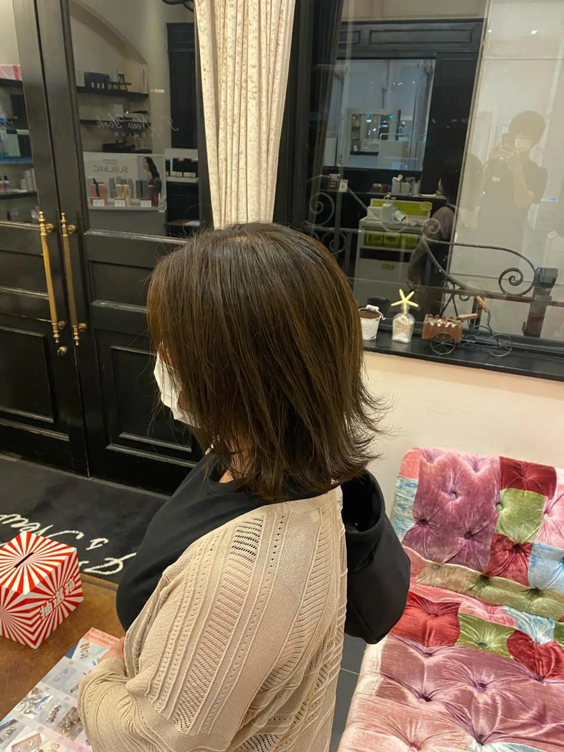 ミディアム ヘアカラー トリートメント 道下 颯人のヘアスタイル