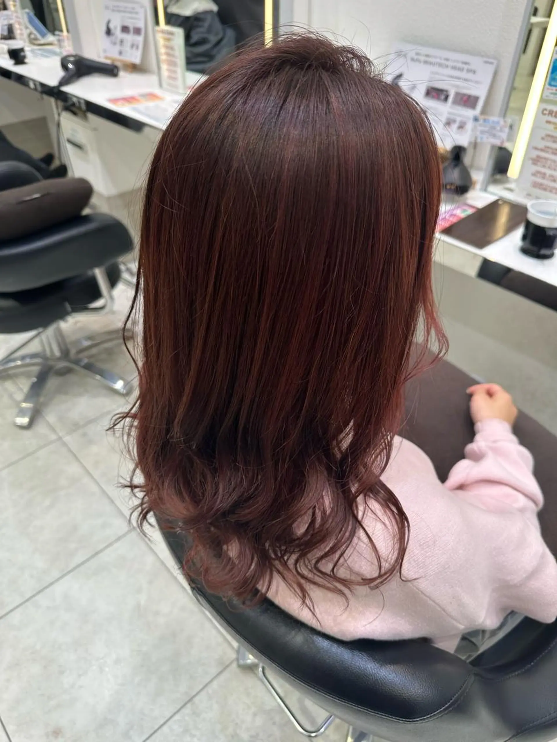 ロング カット ヘアカラー トリートメント GOAT_茅ヶ崎 キシ サクラのヘアスタイル