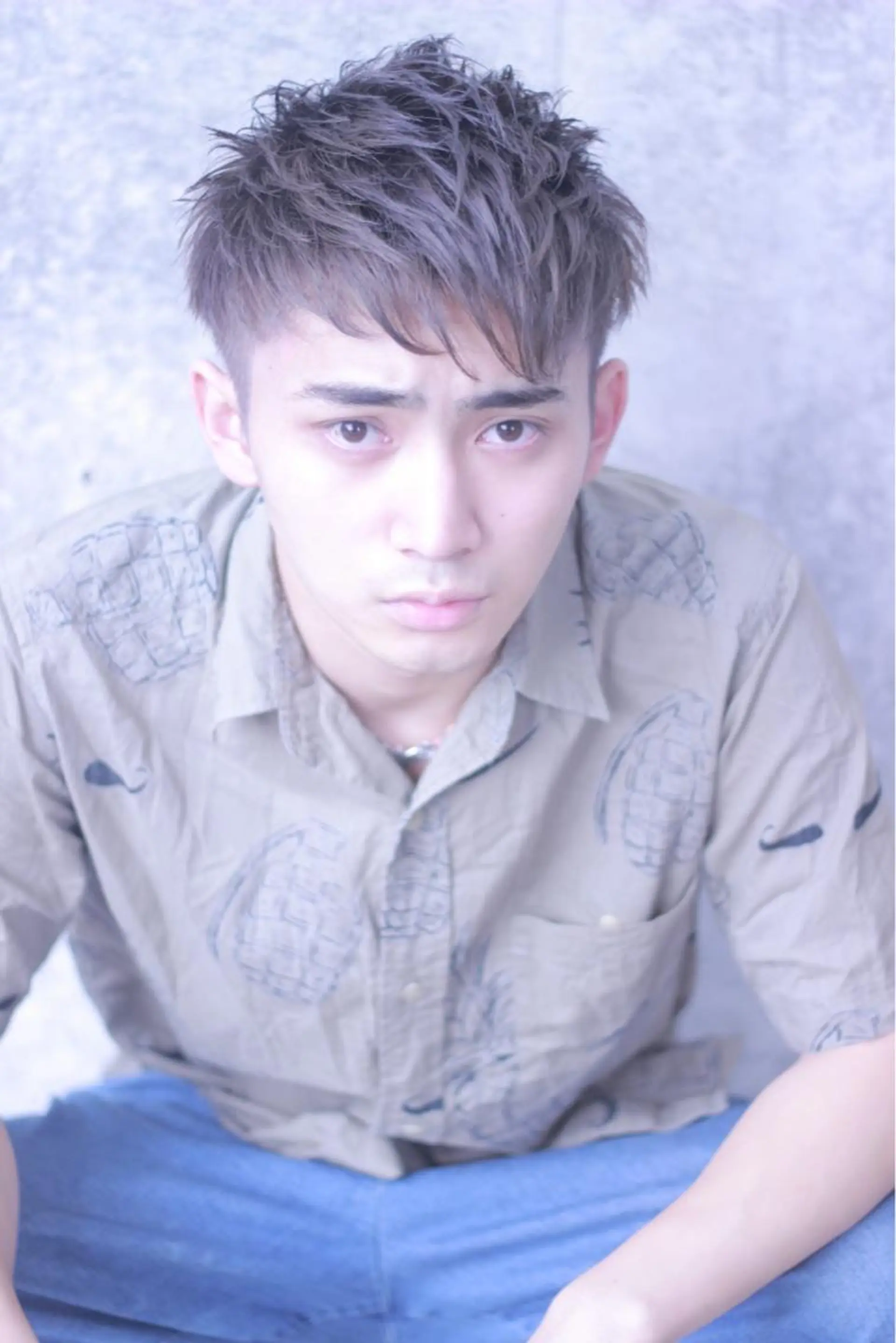 ショート カラー パーマ メンズ メンズベリーショート ベリーショート ショートヘア 及川 光のヘアスタイル