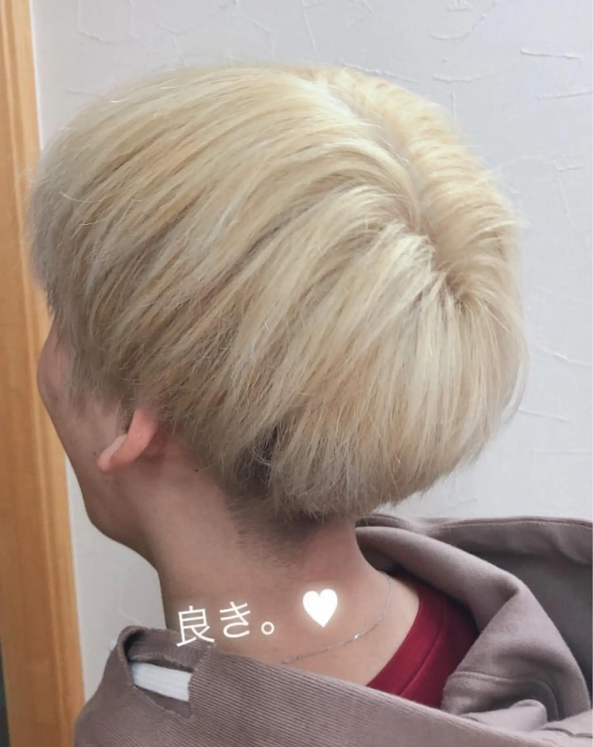 ショート カラー メンズ メンズブリーチ ブリーチ 田中 真理のヘアスタイル