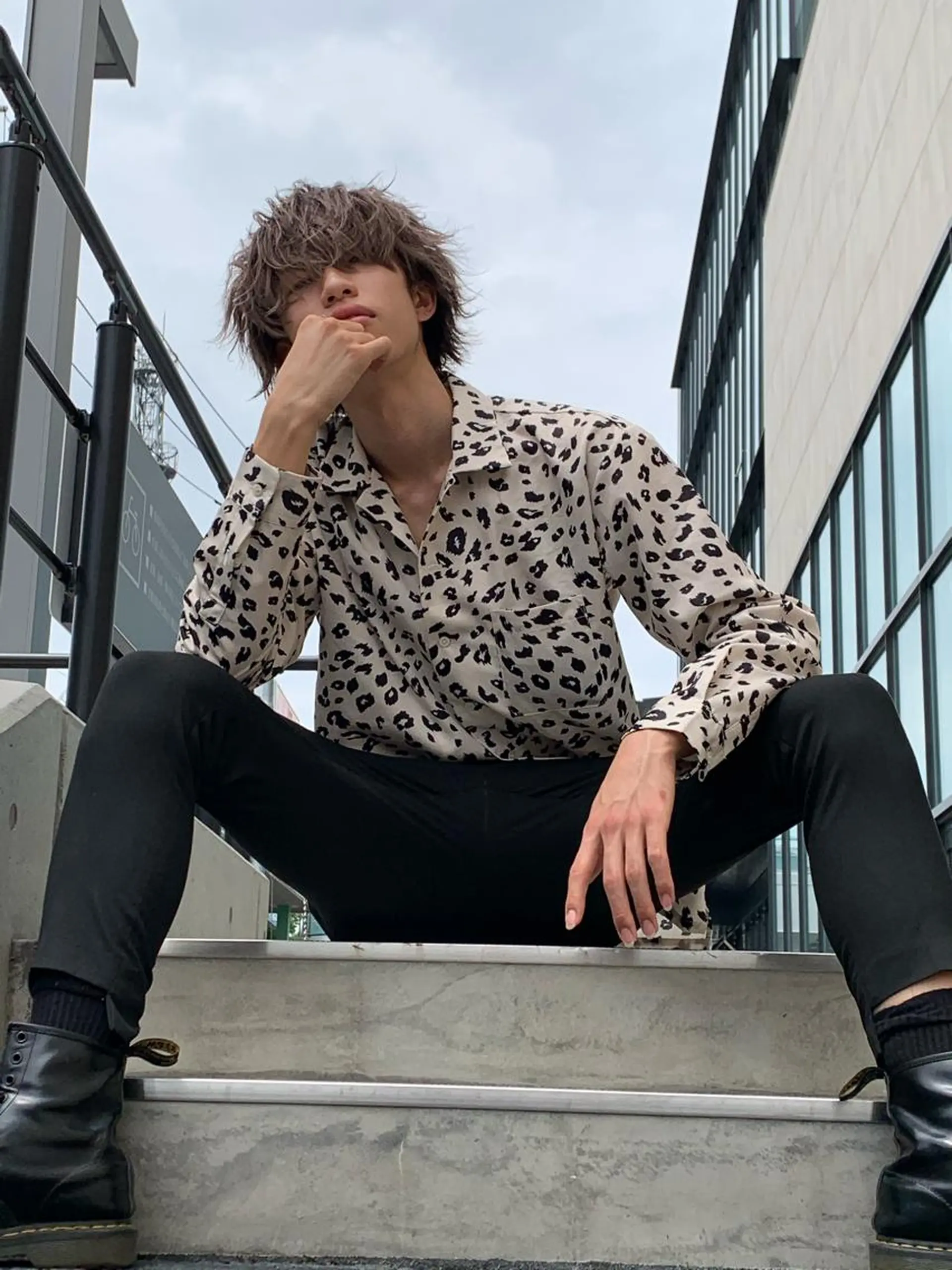 ショート カラー メンズ カット ヘアカラー ヘアセット 🔷横浜1のパーマ 職人🔷将太郎のヘアスタイル