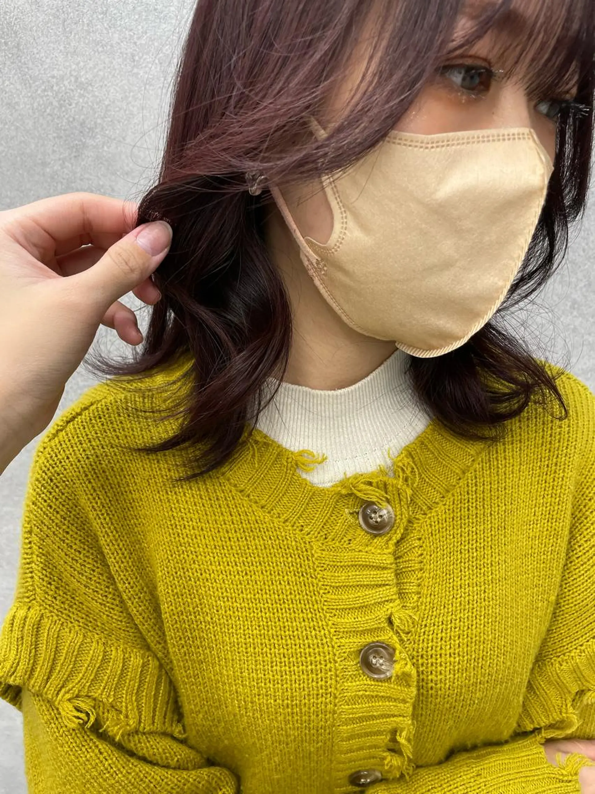 セミロング カラー ヘアアレンジ 口コミ高評価✨ 安達ももかのマツエク・マツパデザイン