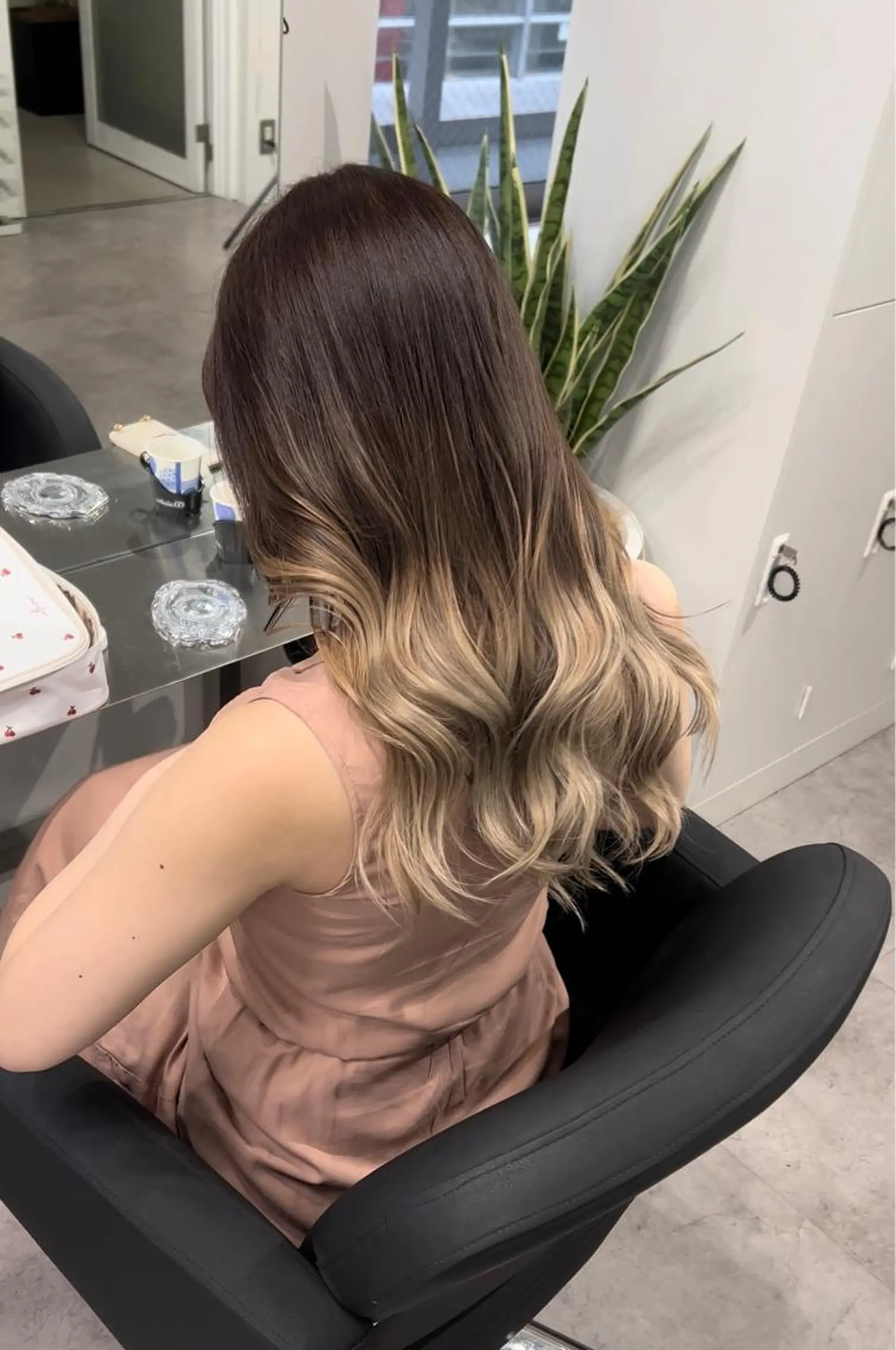 ロング ヘアカラー トリートメント 🫧髪質改善 講師🫧🍎幹細胞のヘアスタイル