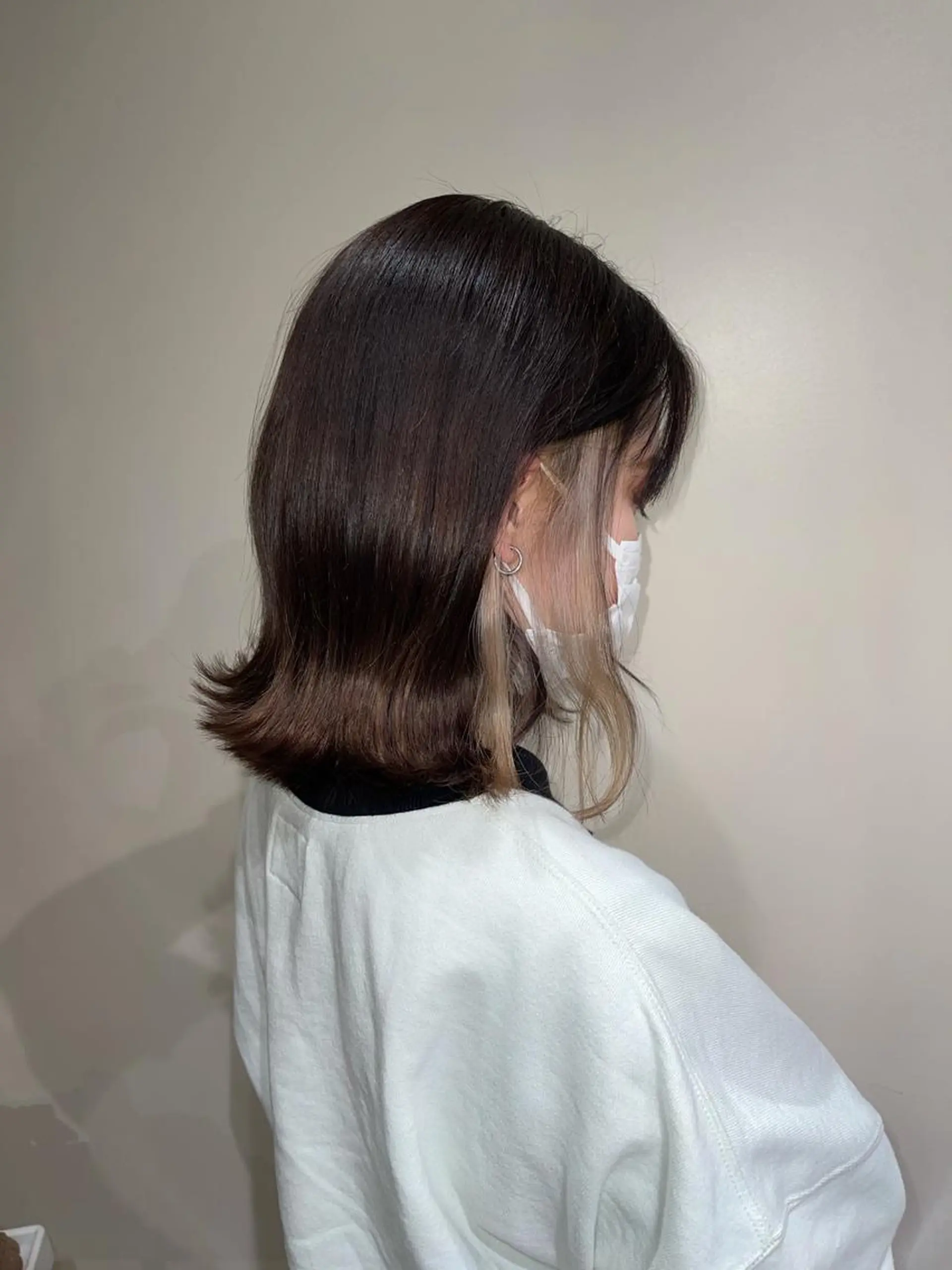 ショート カラー ヘアカラー 渋谷🤍ハイトーン、 エクステ🤍アミルのヘアスタイル