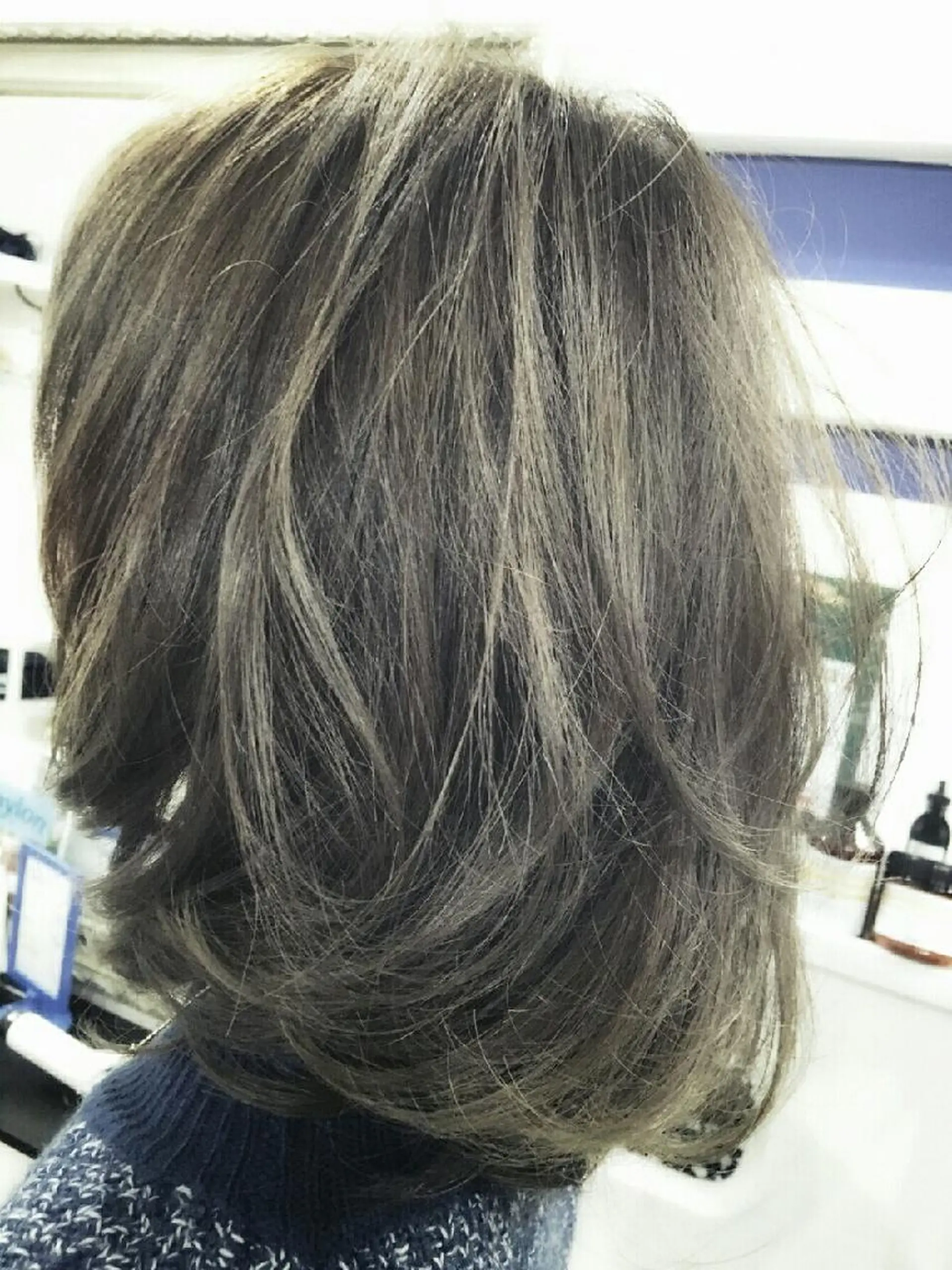 ミディアム カラー グレージュ ボブ 畑中秀平💛艶髪💜 Babylon 代表のヘアスタイル