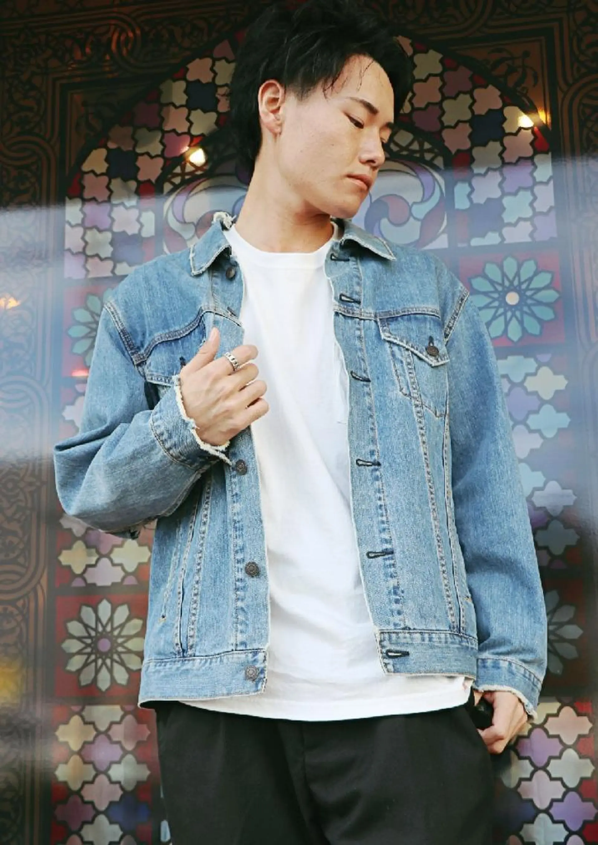 ショート パーマ メンズ 徳永 博志のヘアスタイル