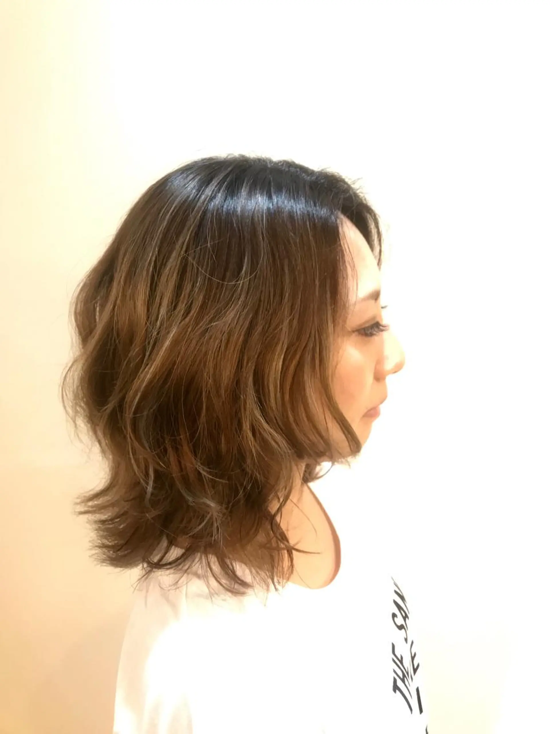 ミディアム 小杉輝/ショート /艶カラー✨のヘアスタイル