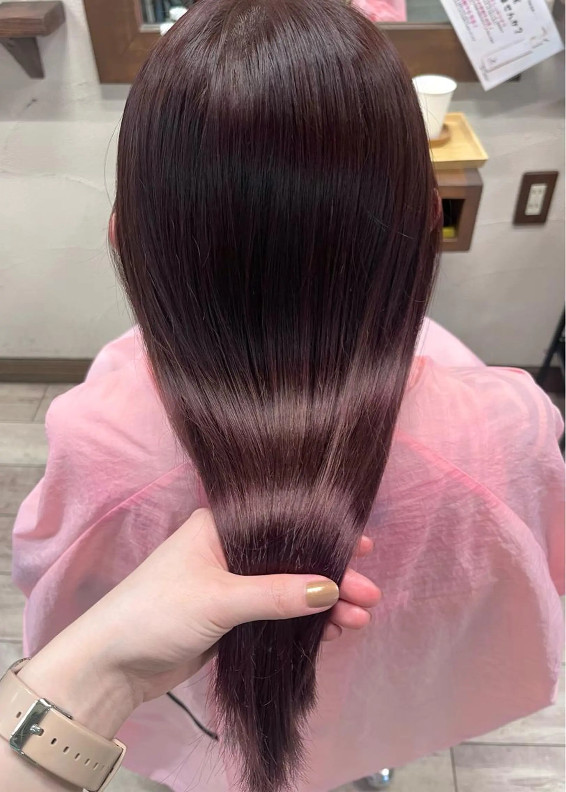 セミロング カラー 村田梨乃/ minim hairのヘアスタイル