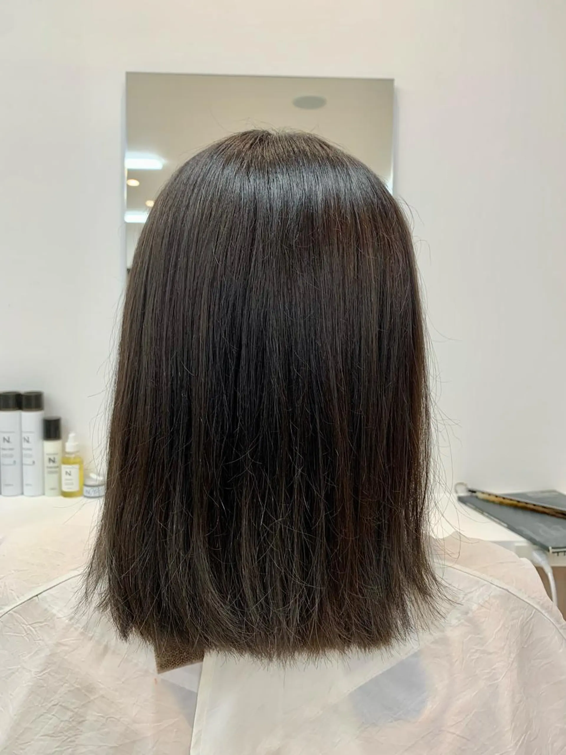 カラー 透明感カラー カット ヘアカラー トリートメント 髪質改善/艶感カラー 田中 陵のヘアスタイル