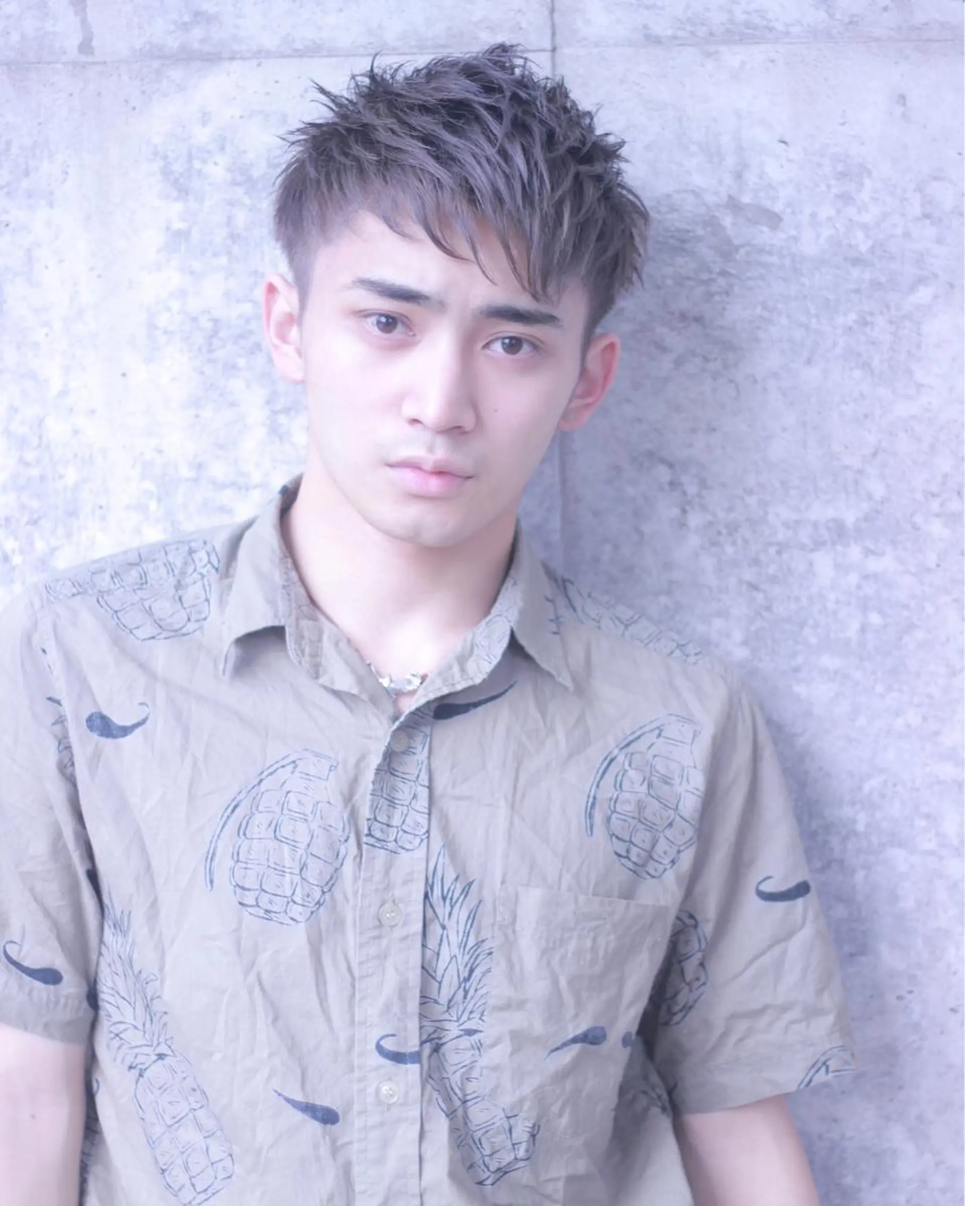 ショート カラー パーマ メンズ メンズベリーショート ベリーショート ショートヘア 及川 光のヘアスタイル