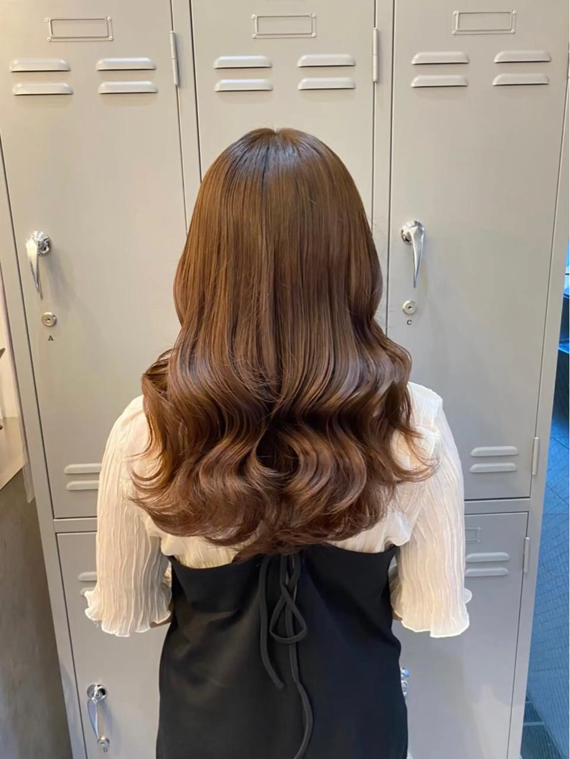 ロング カラー パーマ 🩵レイヤー✖︎ 髪質改善🩵リョウヤのヘアスタイル