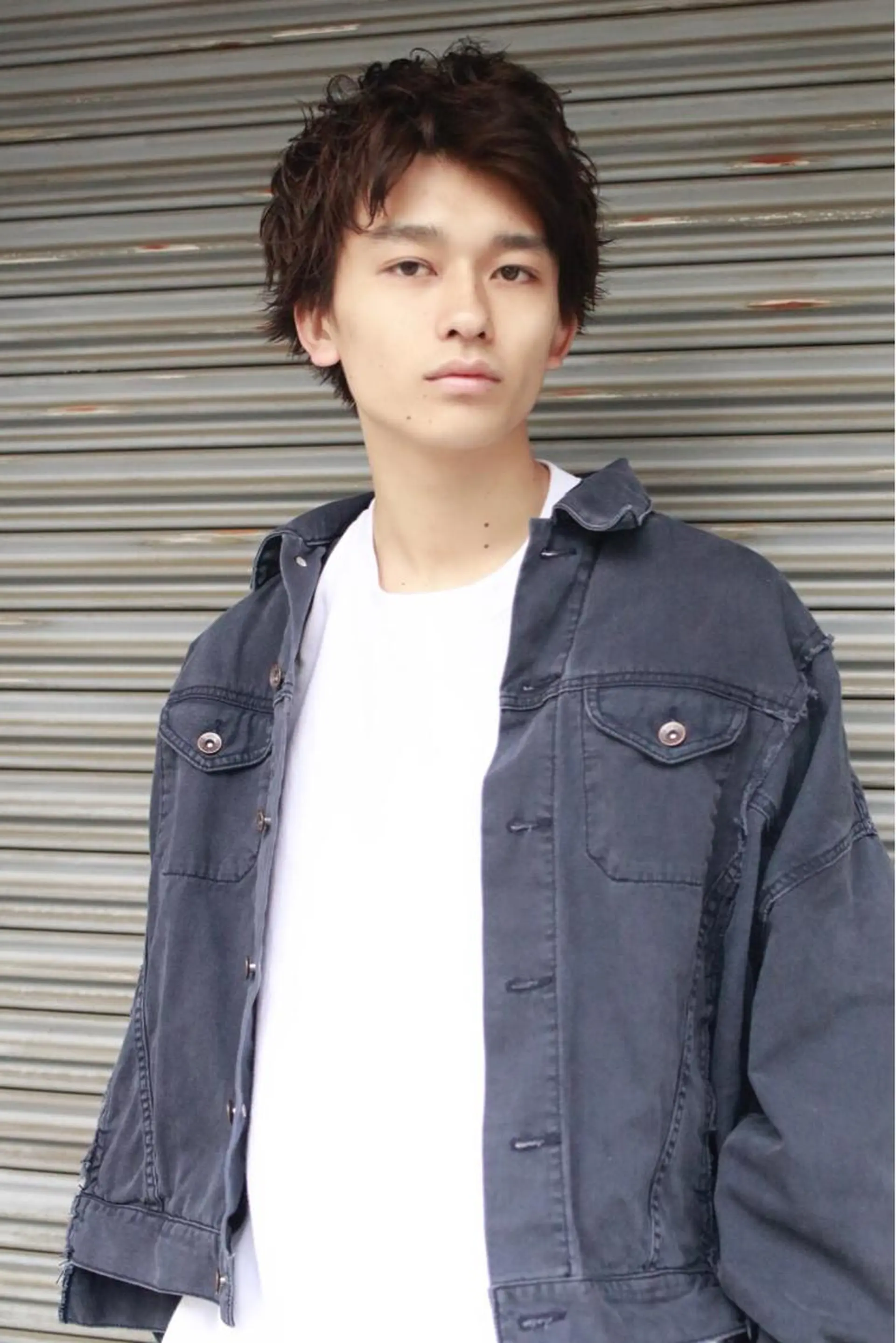 メンズ BABY 艶髪暗髪ヘア💖達人のヘアスタイル