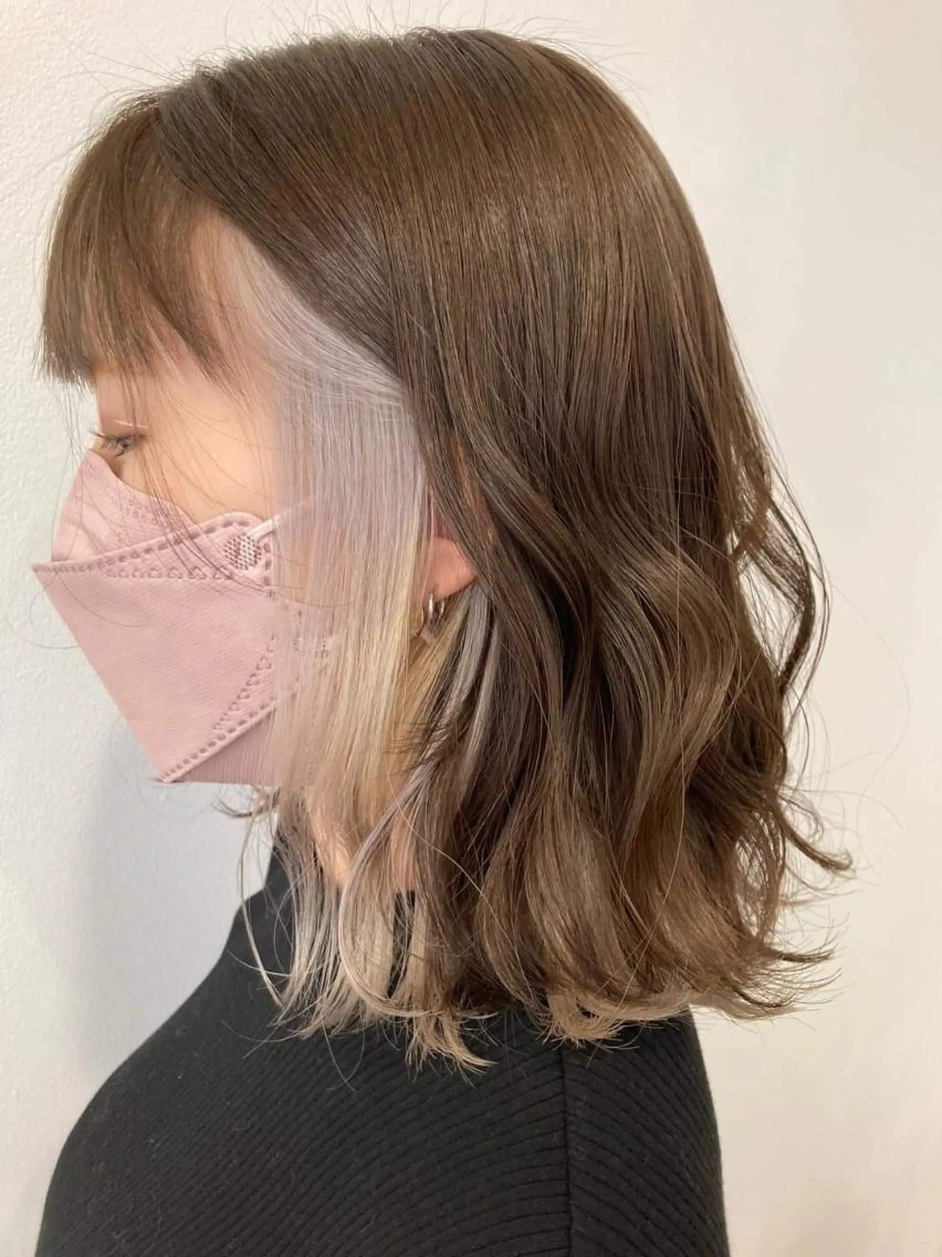 ミディアム カット ヘアカラー トリートメント ❄️透明感カラー❄️ メンズ✂️TOWAのヘアスタイル