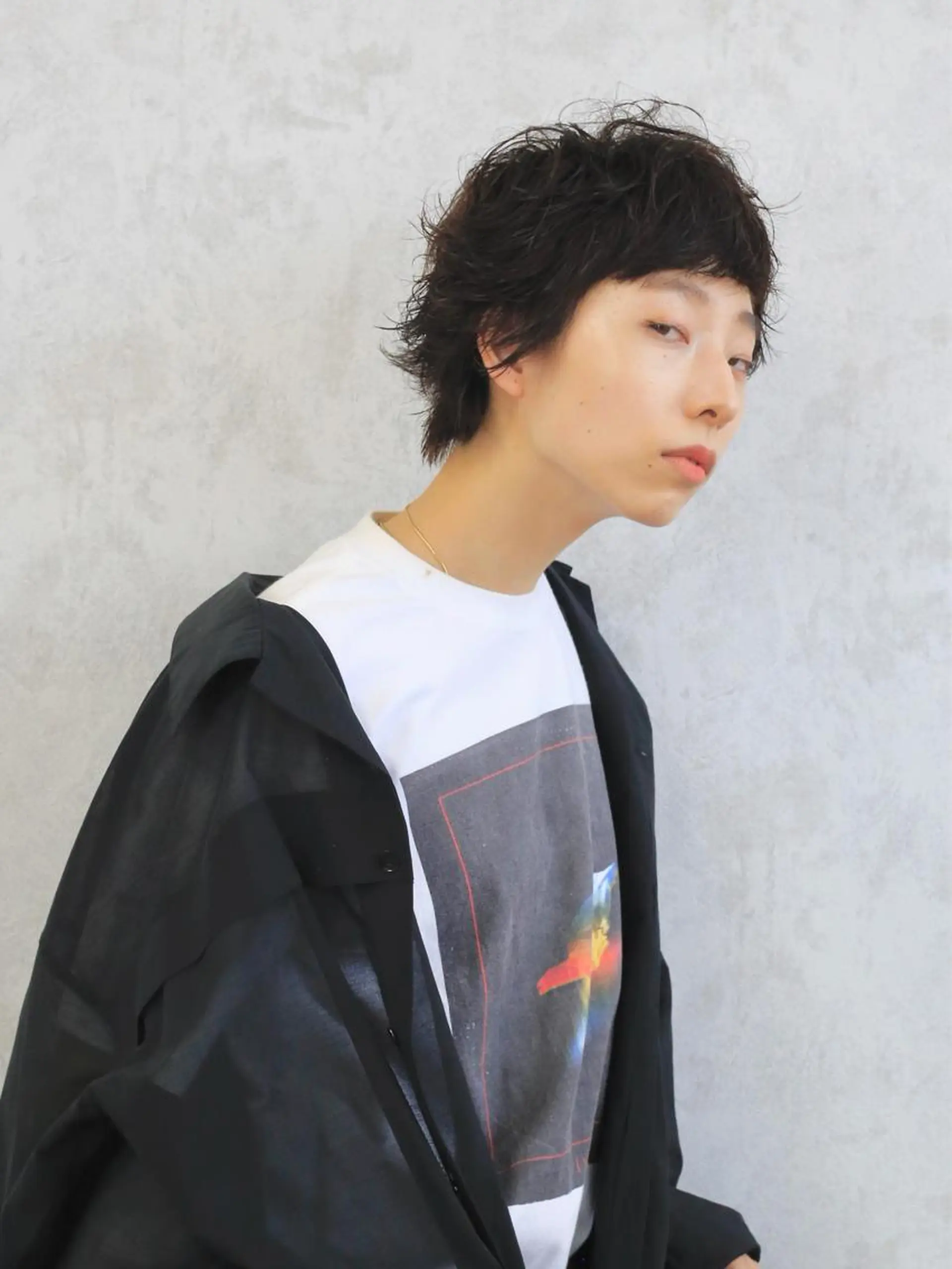 ショート パーマ カット パーマ トリートメント ボブ/髪質改善/ レイヤー/池澤慎人のヘアスタイル