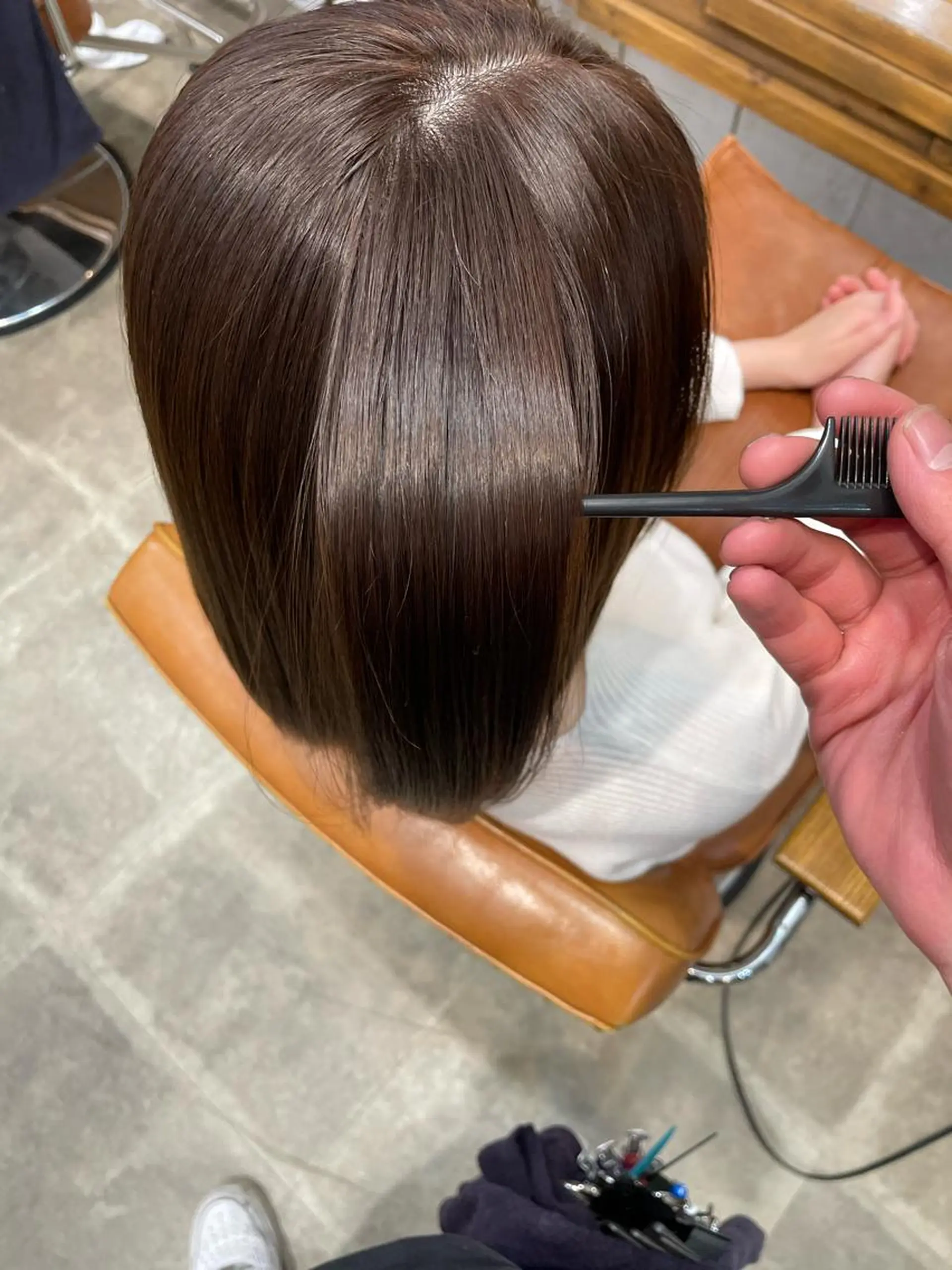 ロング カラー 松田 恋のヘアスタイル