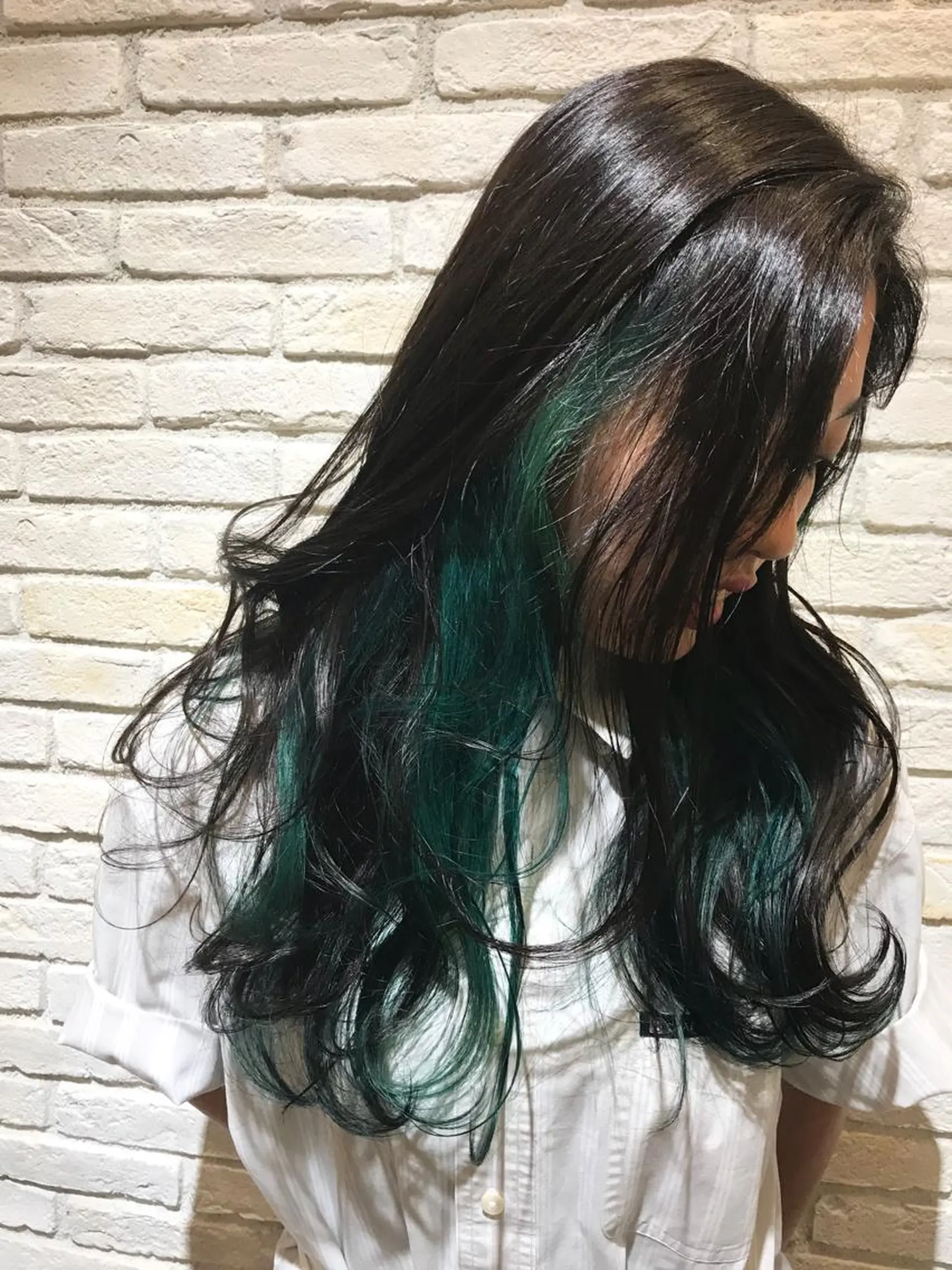 ロング カラー シールエクステ⭐️ オオミタクヤのヘアスタイル