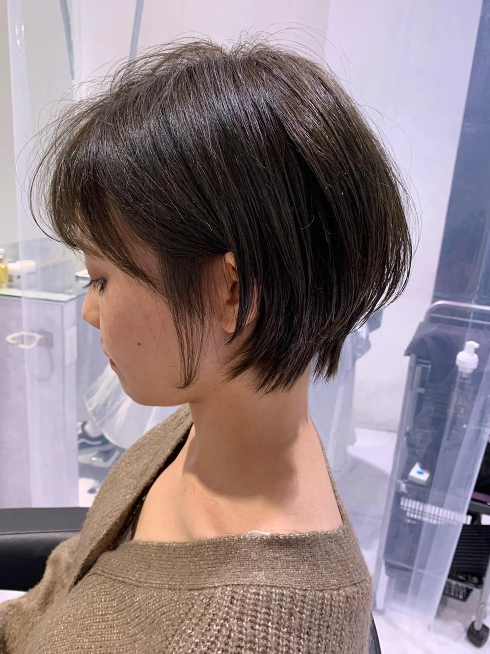 ショート カラー ショートヘア 大人かわいい💍🤍 ボブ/ショートボブのヘアスタイル