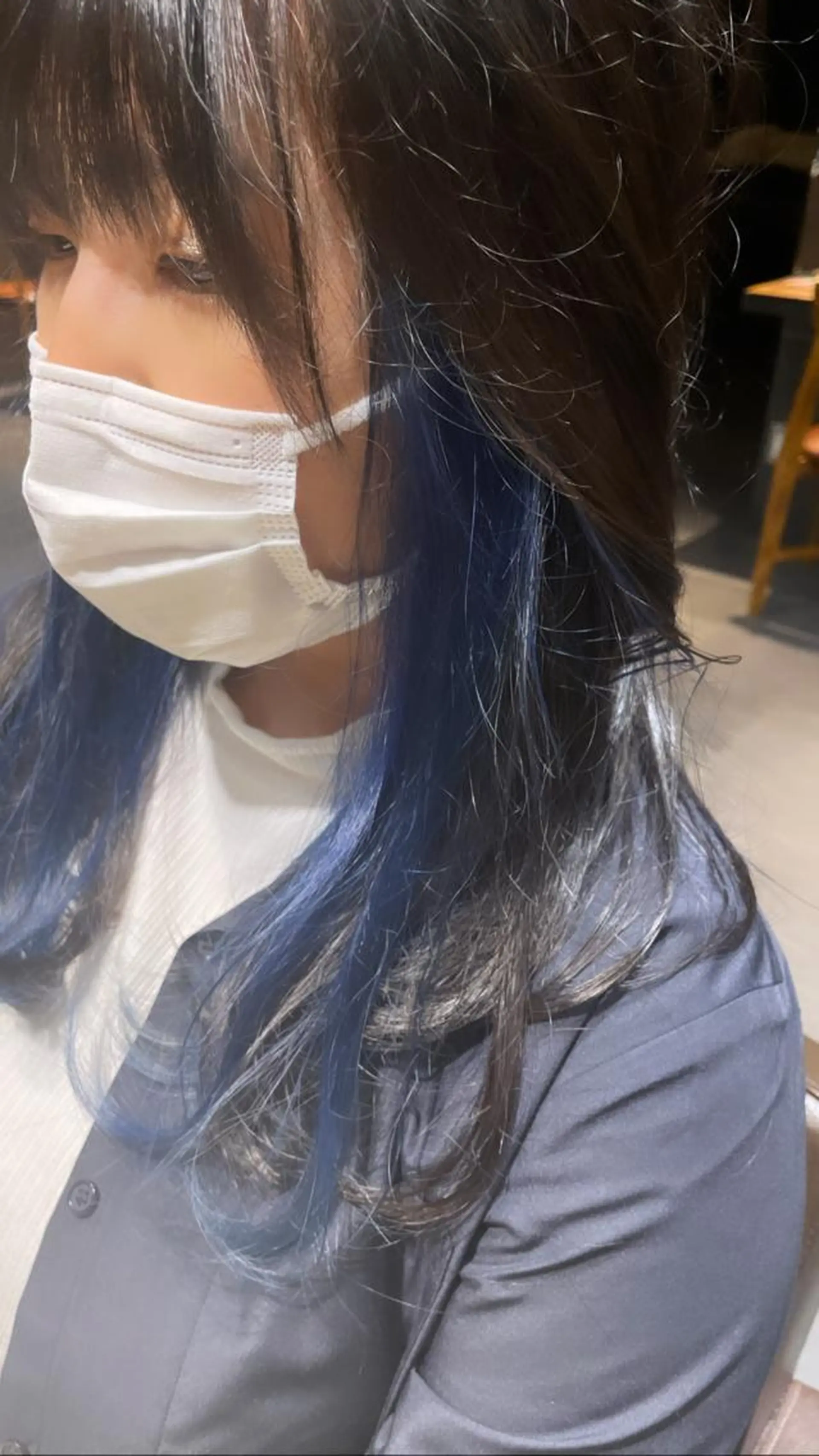 セミロング カラー エクステ/ブリーチ/ 美髪師/tomokiのヘアスタイル