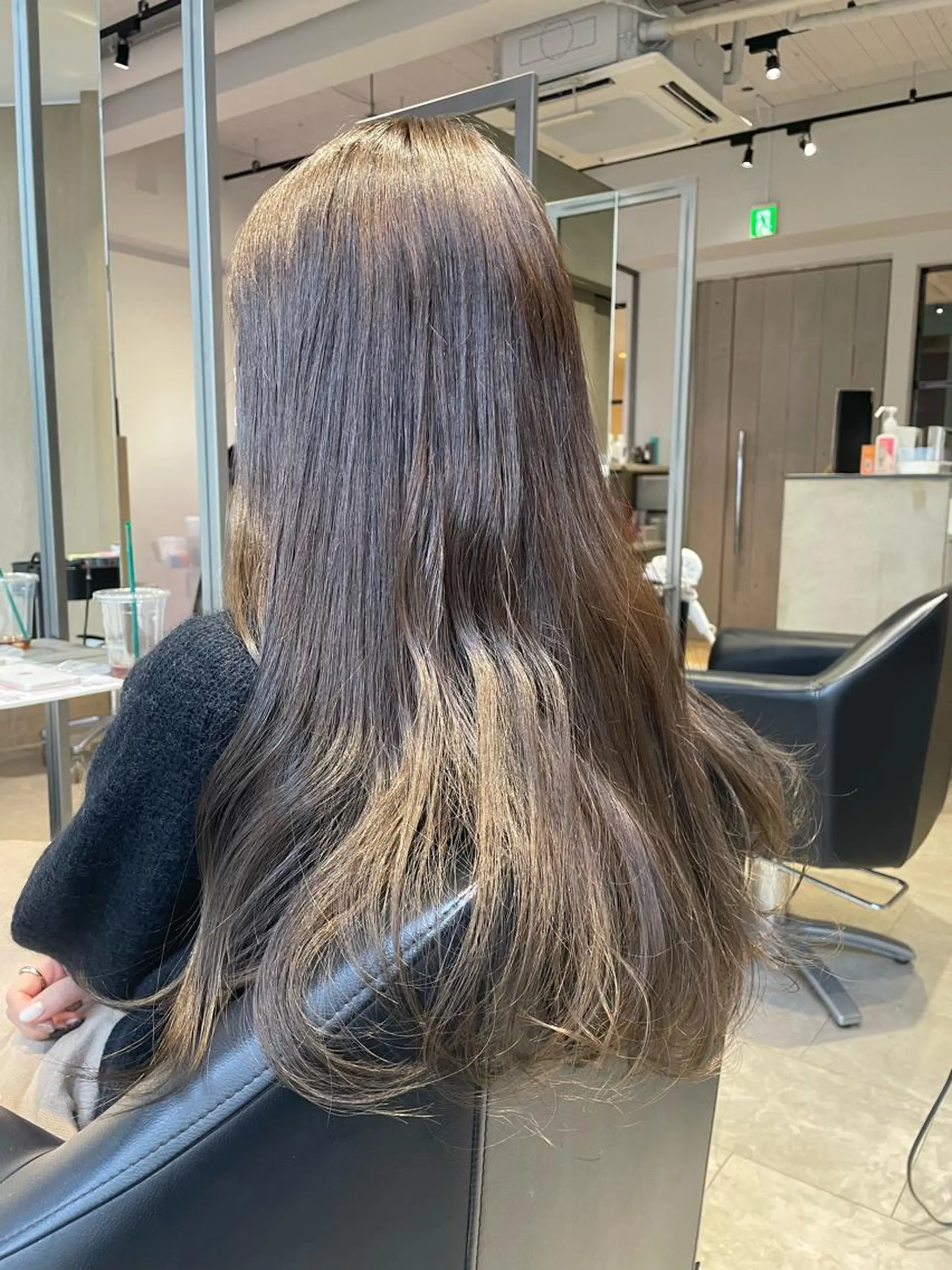 セミロング 河原 澄真のヘアスタイル