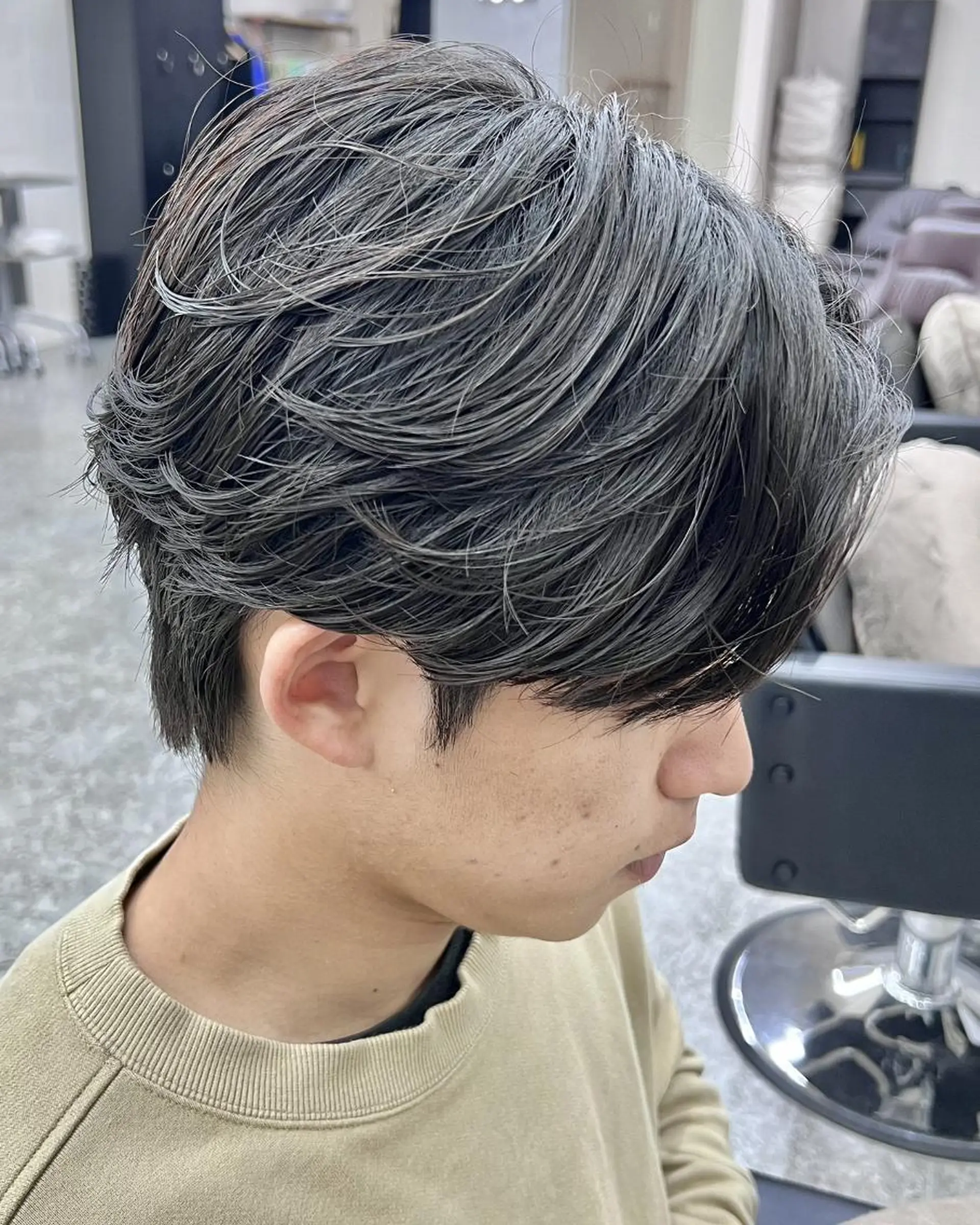 パーマ メンズ カット パーマ GLOP HOMME 店長　アオトのヘアスタイル