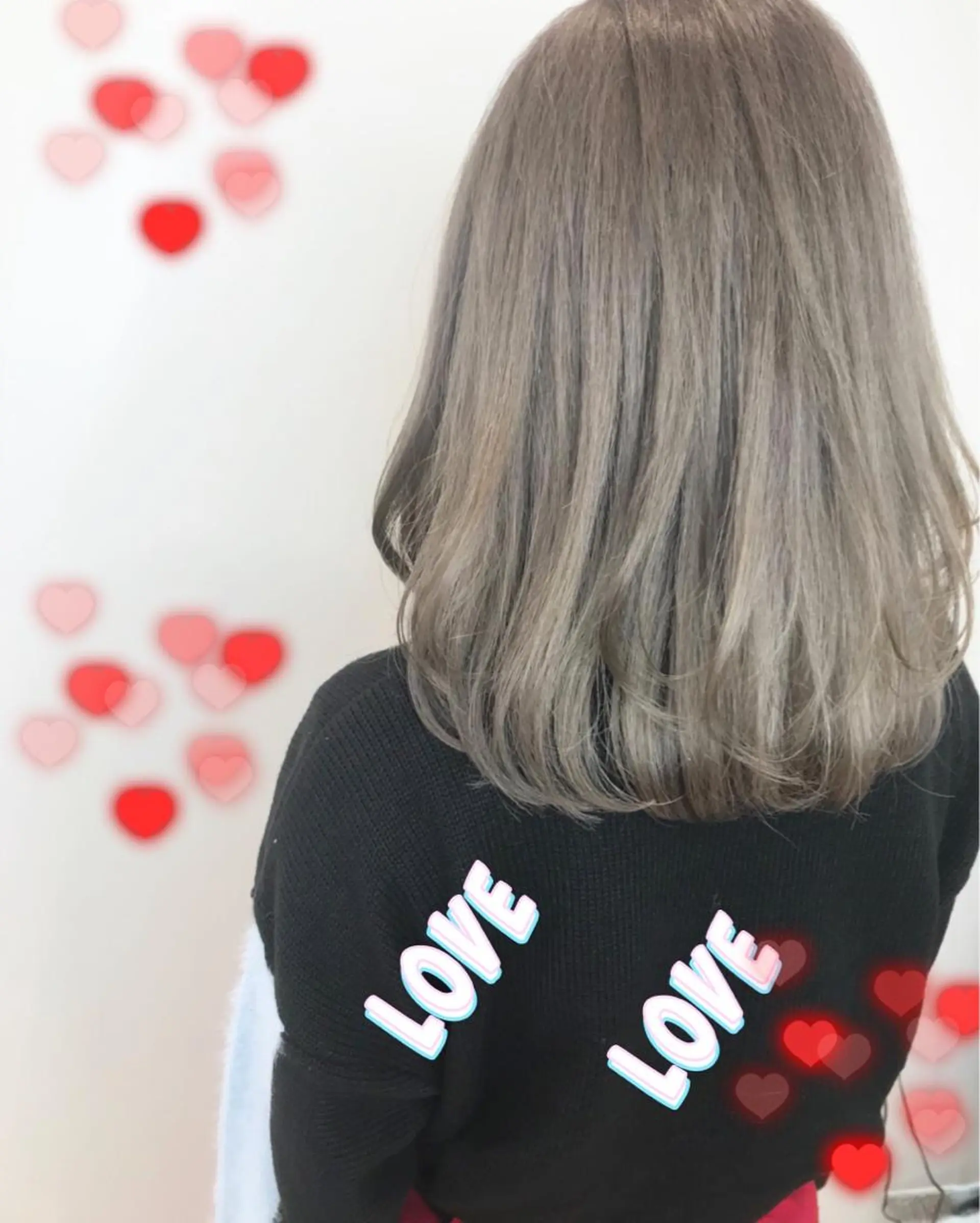 カラー ベージュカラー シルバー シルバーベージュ 新宿駅近♡個室 ♡関口三都季🌜のヘアスタイル