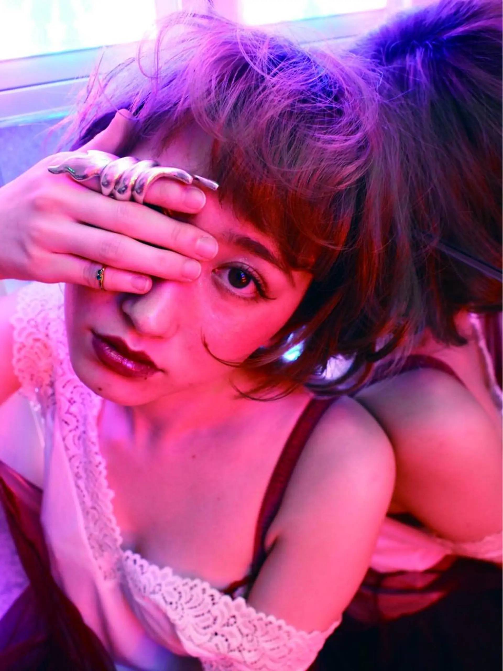 ショート ウルフカット／吉村 桃子のヘアスタイル