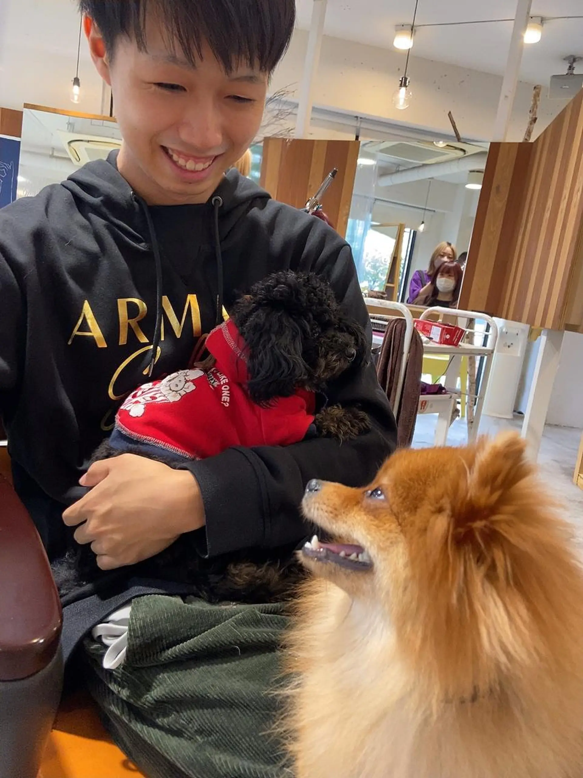 ショート カラー パーマ ヘアアレンジ メンズ カット ちこ .のヘアスタイル