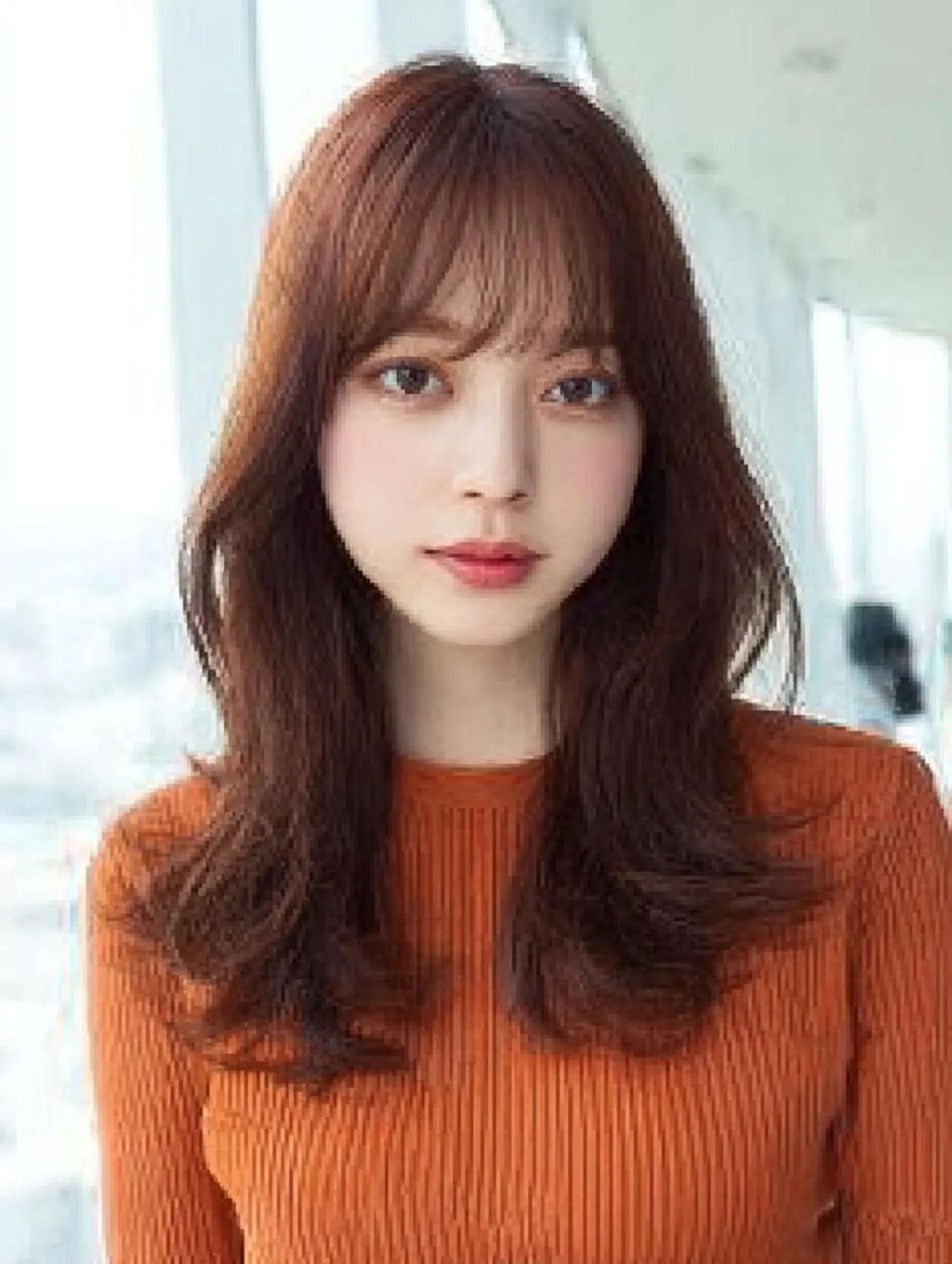 セミロング ハッシュカット 髪質改善 レイヤーカット 縮毛矯正 トリートメント カット ヘアカラー トリートメント 生艶髪＆レイヤー🔔 渋谷お薦めNo.1✨のヘアスタイル