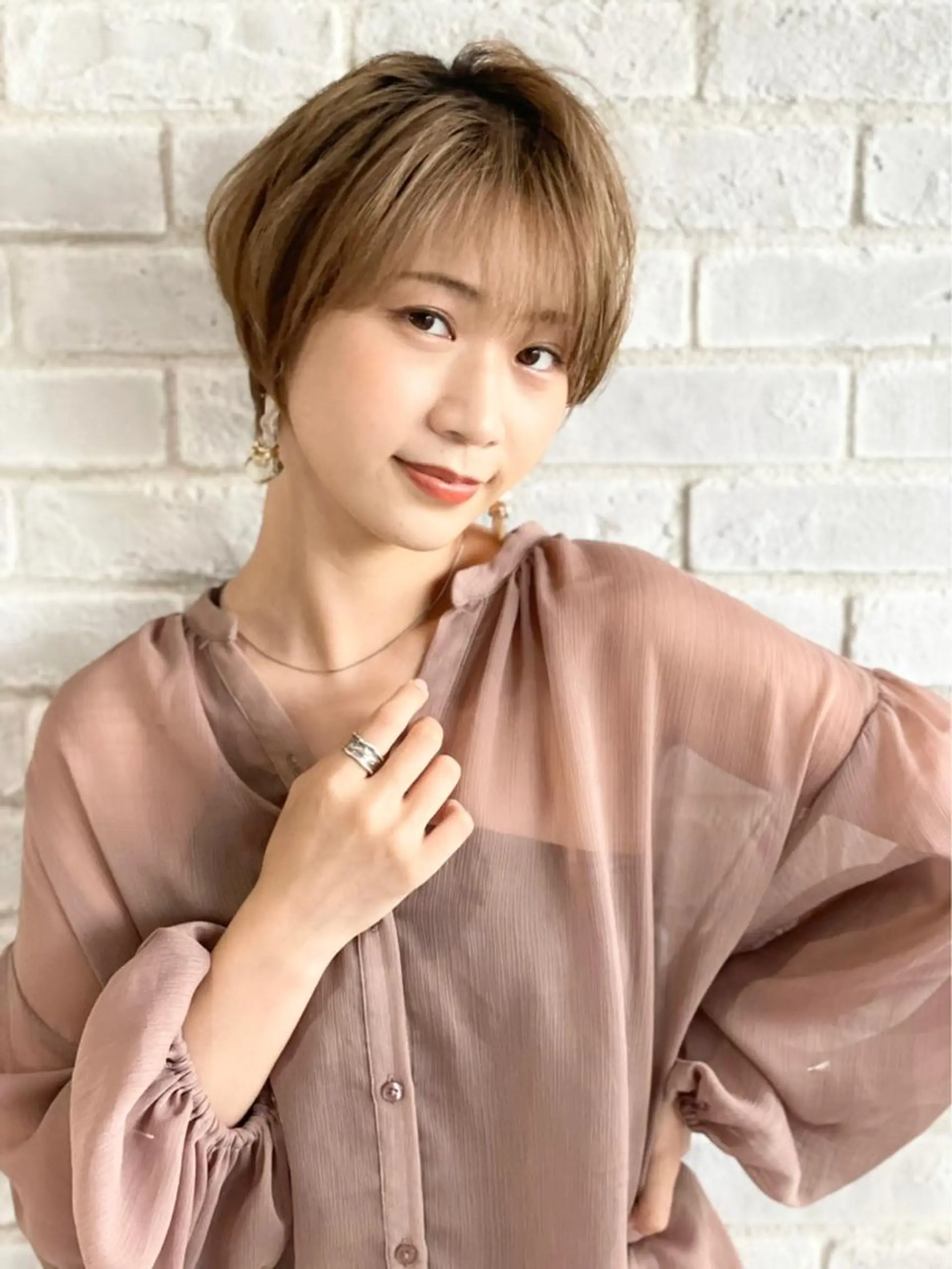 ショート カラー カット ヘアカラー トリートメント 【ショート特化】 森本　祐太のヘアスタイル