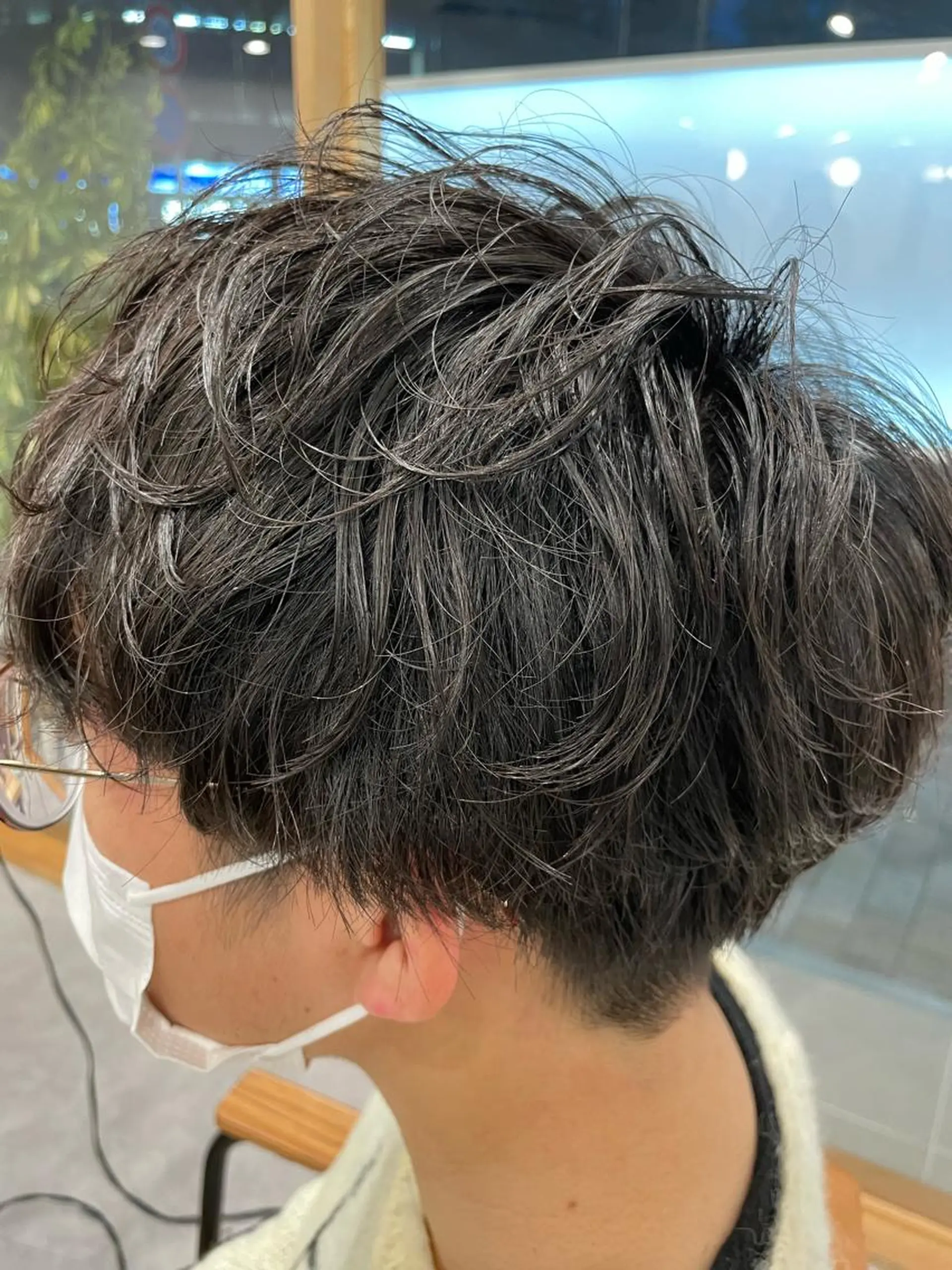 パーマ メンズ メンズブリーチ メンズパーマ スパイラルパーマ REEED所属・毛流れ縮毛矯正✨ メンズ那智優貴のヘアスタイル