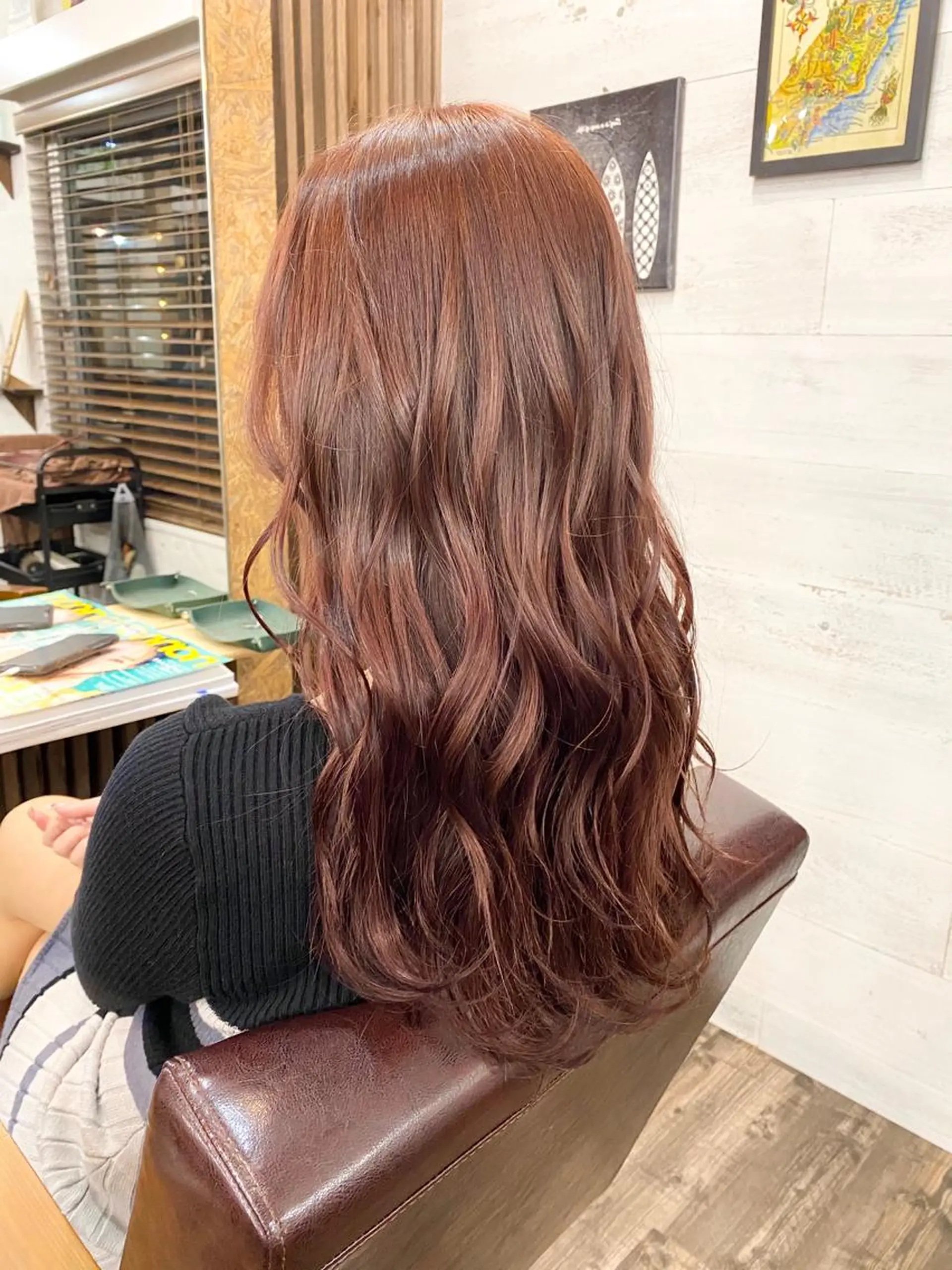 ロング カラー カット ヘアカラー トリートメント プチプラ&ハイクオ リティ✰Lilly✰のヘアスタイル